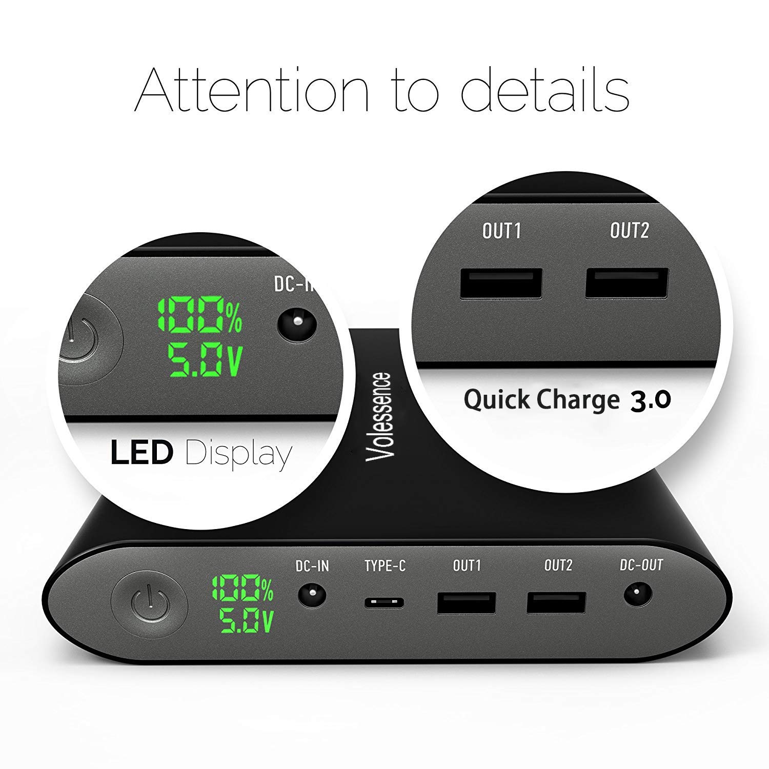 50000mAh Portable Laptop Power Bank - Universal 5V/8.4V/9V/12V/16V/20V Fast Charging for Laptop, Tablet, Smartphone - Perfect for Travel, Work, and Outdoor Adventures