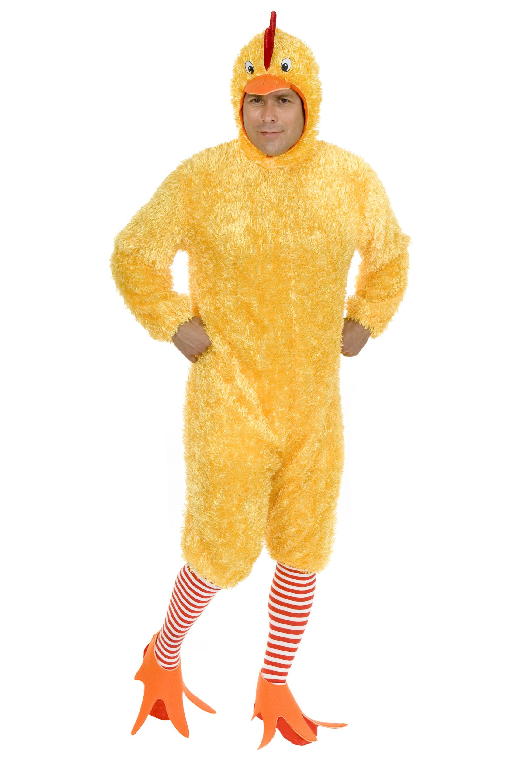 Funky Chicken Costume for Adults - Plus Size Halloween Party Outfit, Cosplay & Themed Events