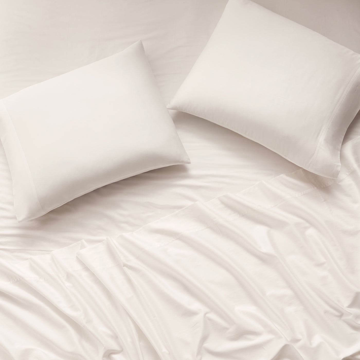 Luxury Soirée Sateen Sheet Set - 100% Cotton Soft Bed Sheets with Deep Pockets - Perfect for Master Bedroom, Guest Room & Hotel Use