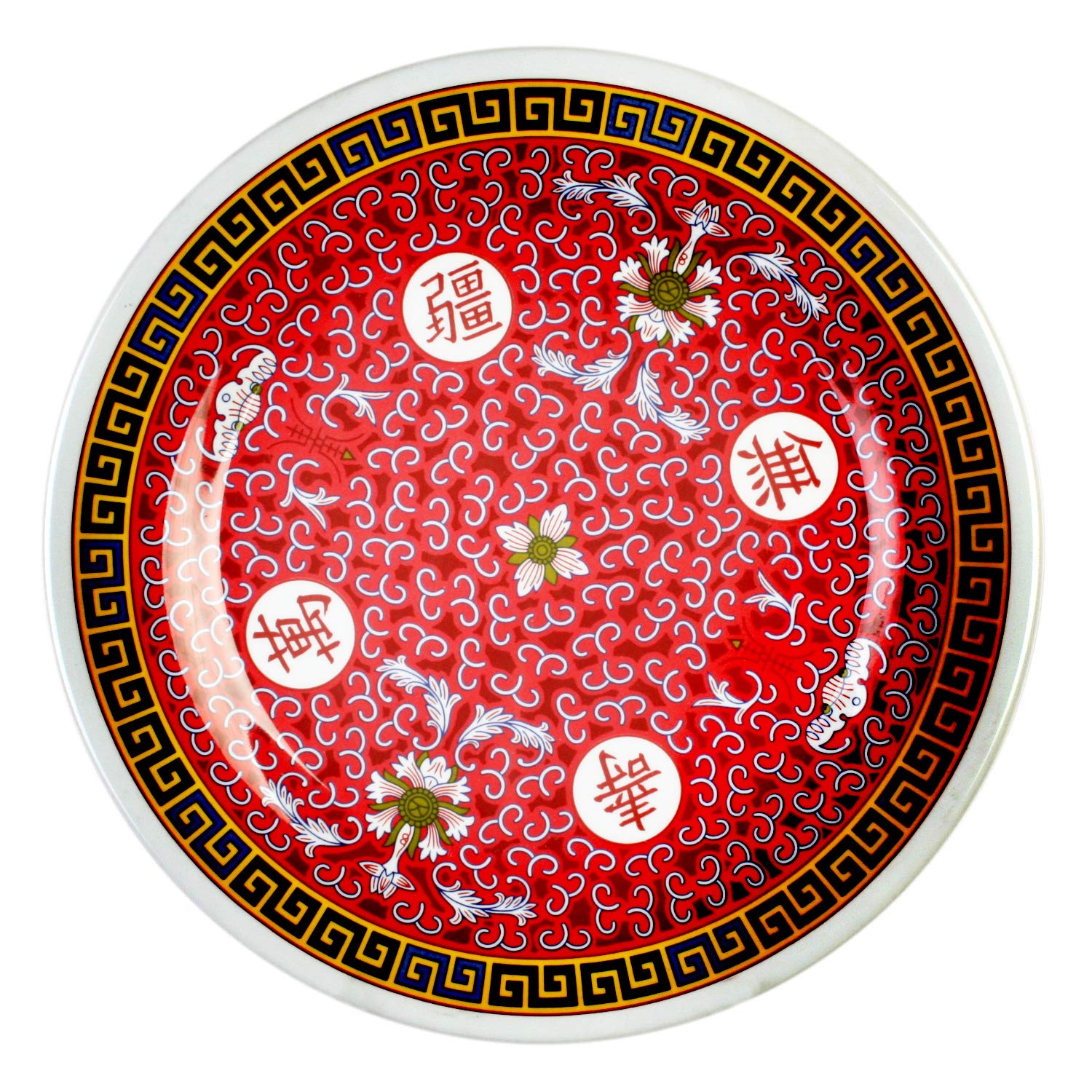 Thunder Group Longevity 7 7/8 Inch Melamine Dinnerware Plates - Set of 12 Durable Restaurant-Grade Plates for Catering, Outdoor Dining & Everyday Use