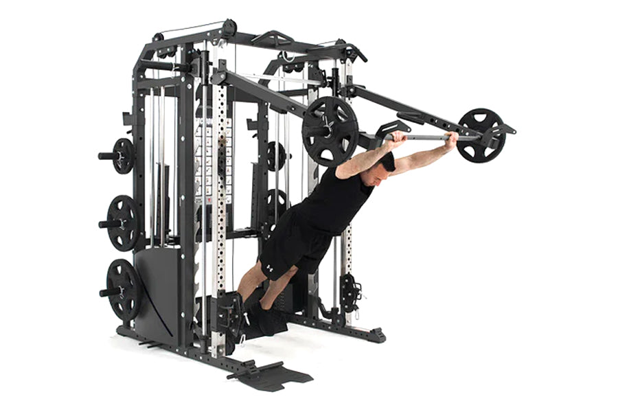 Warrior 701 All-in-One Power Rack with Smith Machine & Cable Crossover - Multi-Functional Home Gym Equipment for Strength Training & Fitness - Perfect for Home Workouts & Garage Gyms (Summer Sale)