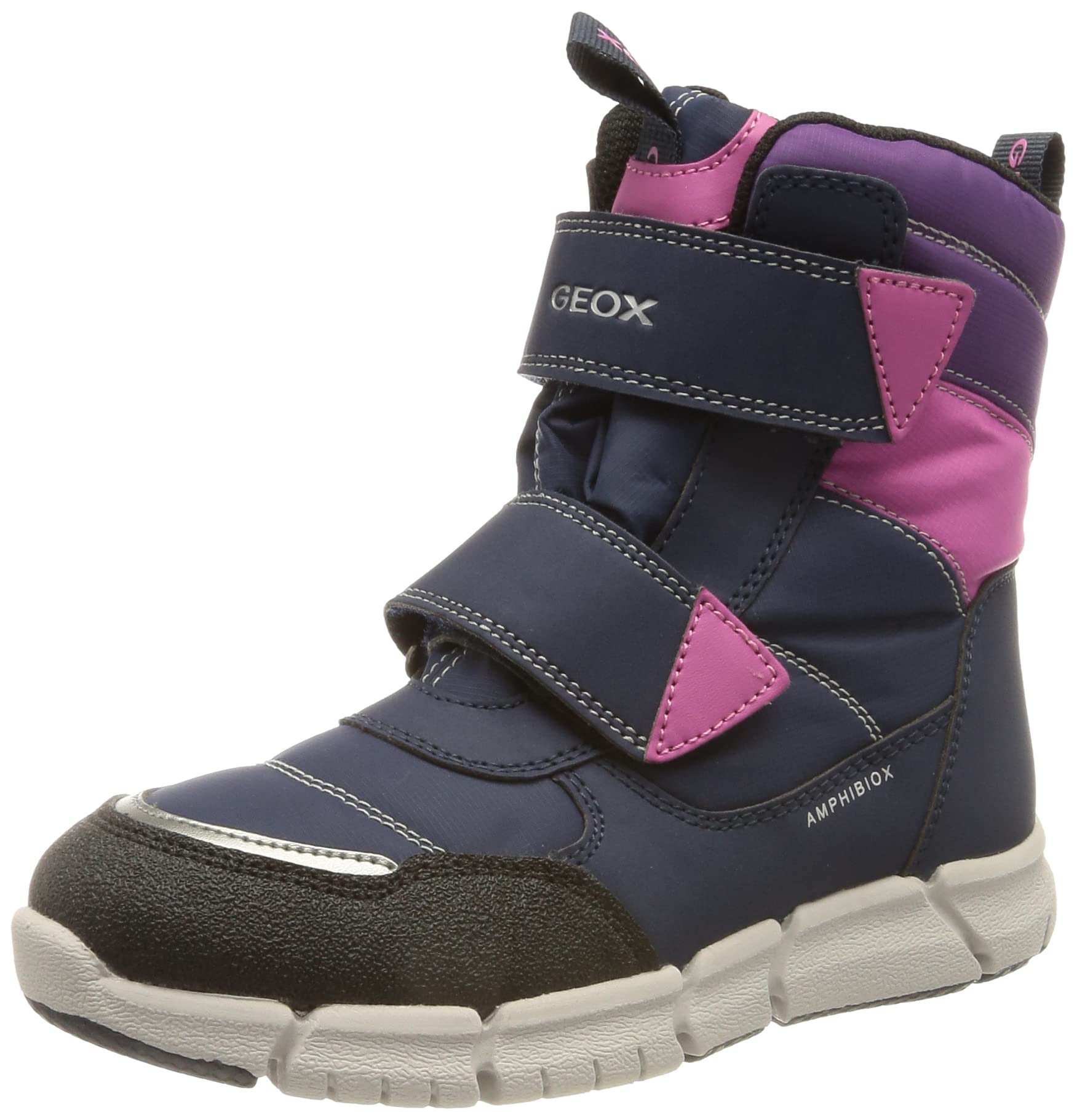 Geox Little Kids' FLEXYPERGIRLBAB 7 Urban Ankle Boots - Waterproof Winter Shoes for Girls, Comfortable & Lightweight for School, Play & Outdoor Activities