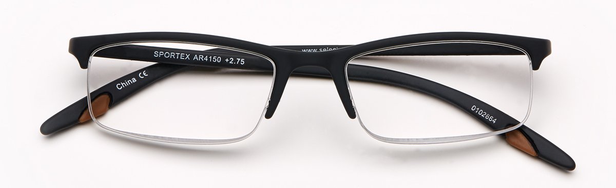Select-A-Vision Sportexar AR 4150 Reading Glasses - Blue Light Blocking & Anti-Glare for Computer Work, Reading & Outdoor Activities
