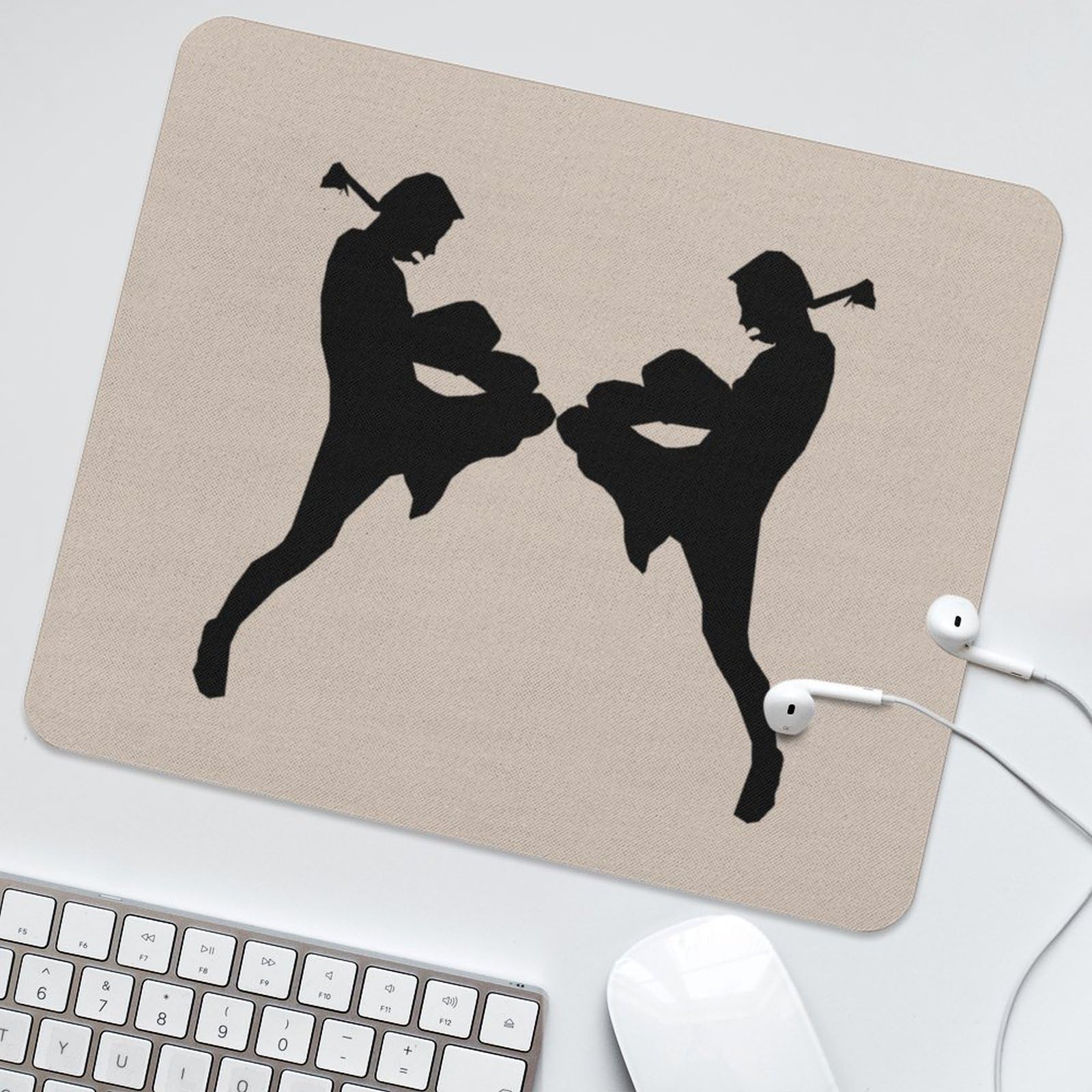 Durable Muay Thai Arts Non-Slip Gaming Mouse Pad - Waterproof Office & Home Computer Accessory (25x30cm) - Perfect for Gamers, Graphic Designers & Office Workers