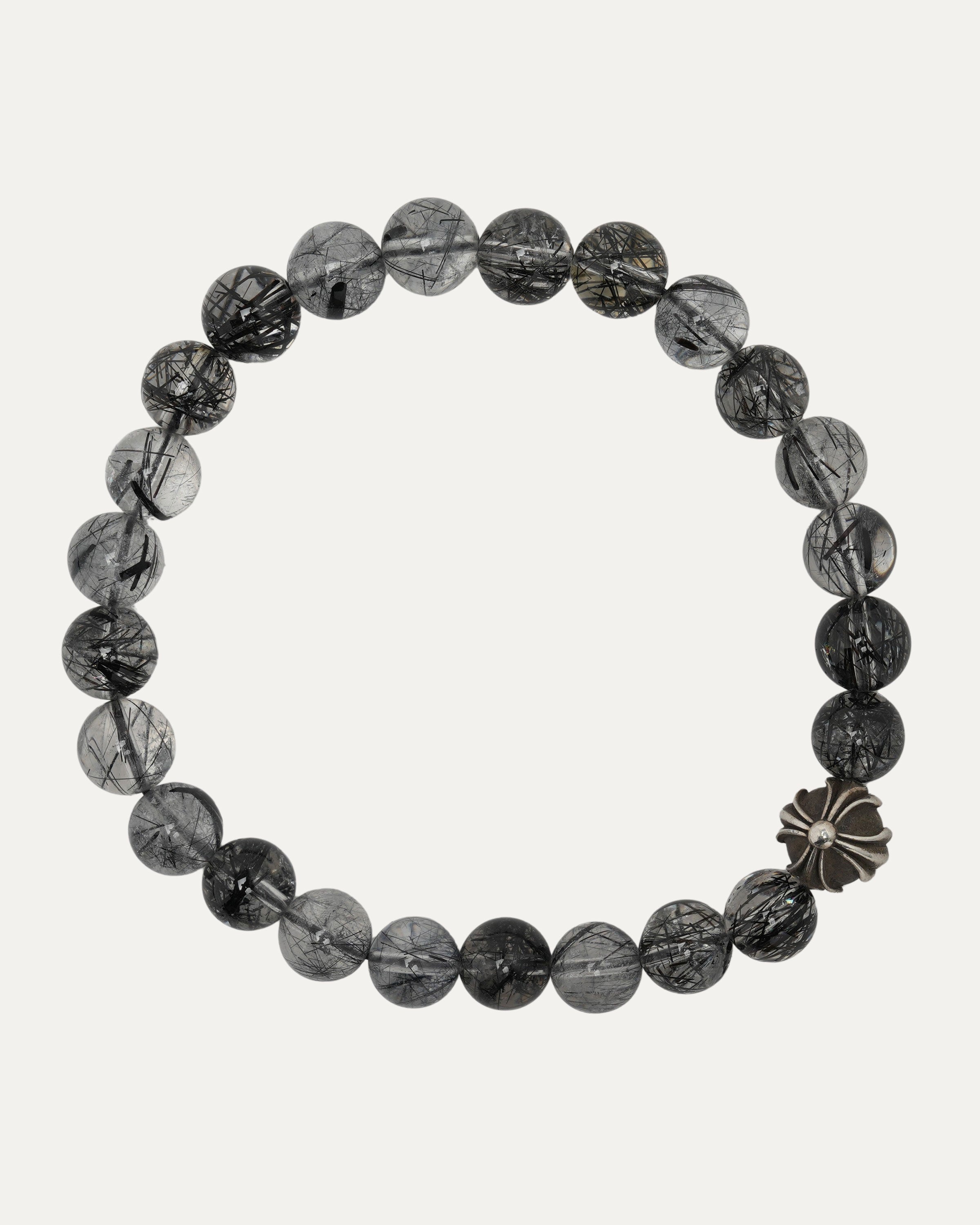 6mm Plus Ball Bead Bracelet for Women - Stretch Elastic Crystal Glass Beads Jewelry for Yoga, Meditation & Boho Fashion Accessories