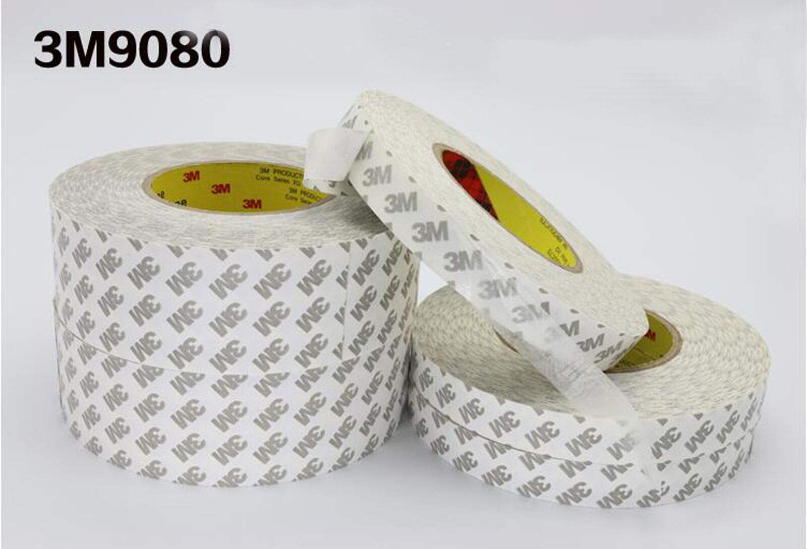 3M 9080 Double Sided Adhesive Tape - 50m (164ft) x 20mm Wide - Strong Mounting Tape for Mobile, Tablet, Computer - Perfect for DIY Projects, Home Office & Electronics Repair