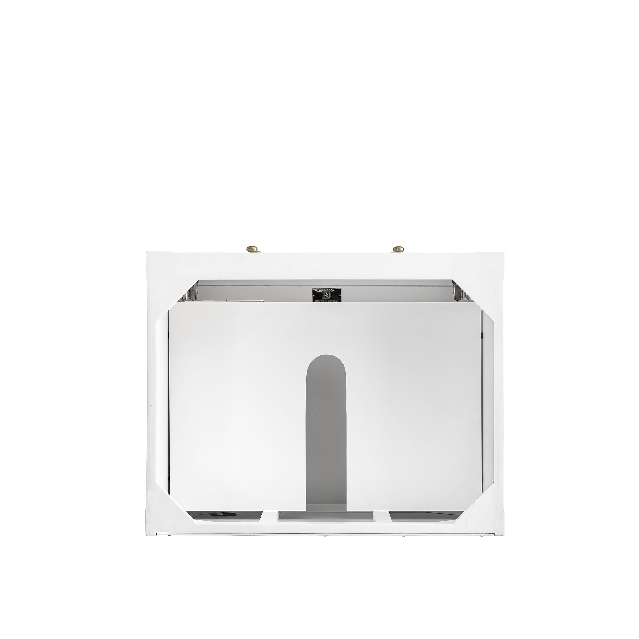 Breckenridge 30 Inch Single Bathroom Vanity in Bright White - Modern Sink Cabinet for Small Spaces, Powder Rooms & Guest Baths