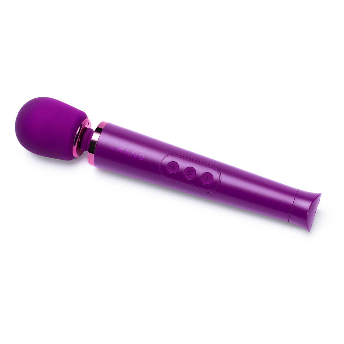 Le Wand Petite Massager - Dark Cherry | Rechargeable Mini Vibrator for Relaxation & Intimacy | Perfect for Personal Use, Couples & Stress Relief