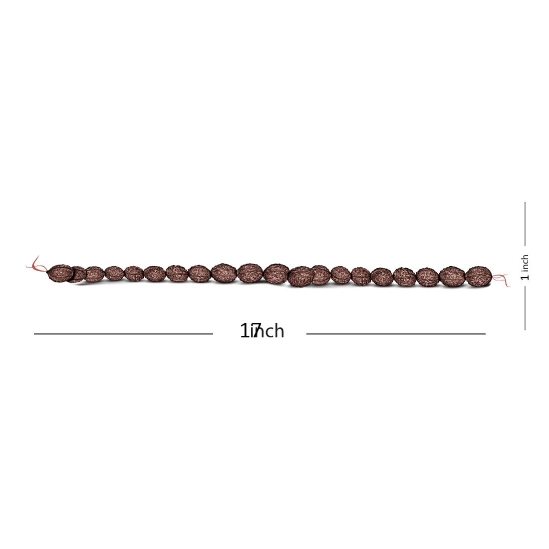 Rudraksha Mala Beads Temporary Tattoo Sticker - Waterproof Fake Body Art for Men & Women | Spiritual Yoga Meditation Accessory