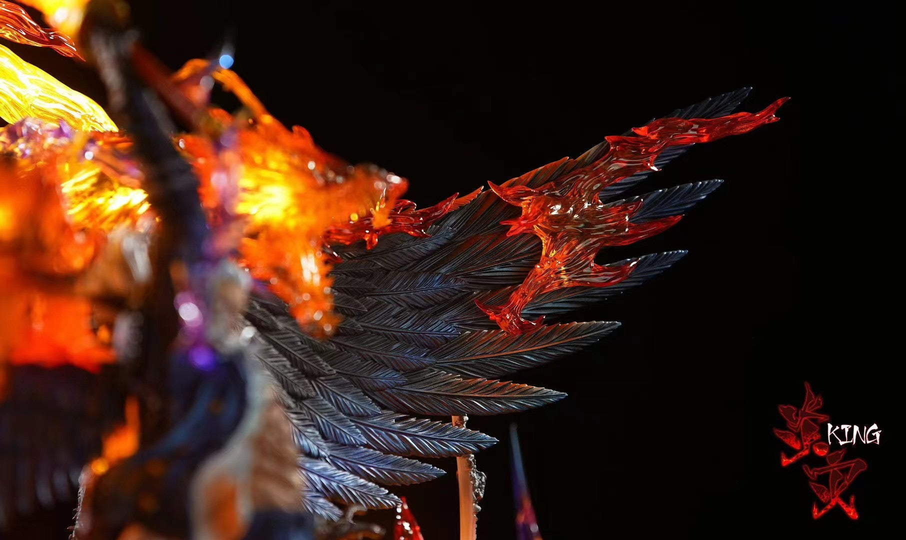 More Fun Studio x Monkey D Studio King The Wildfire - Anime Action Figure | One Piece Collectible | Perfect for Display & Gifting | Anime Lover's Room Decor & Convention Showpiece