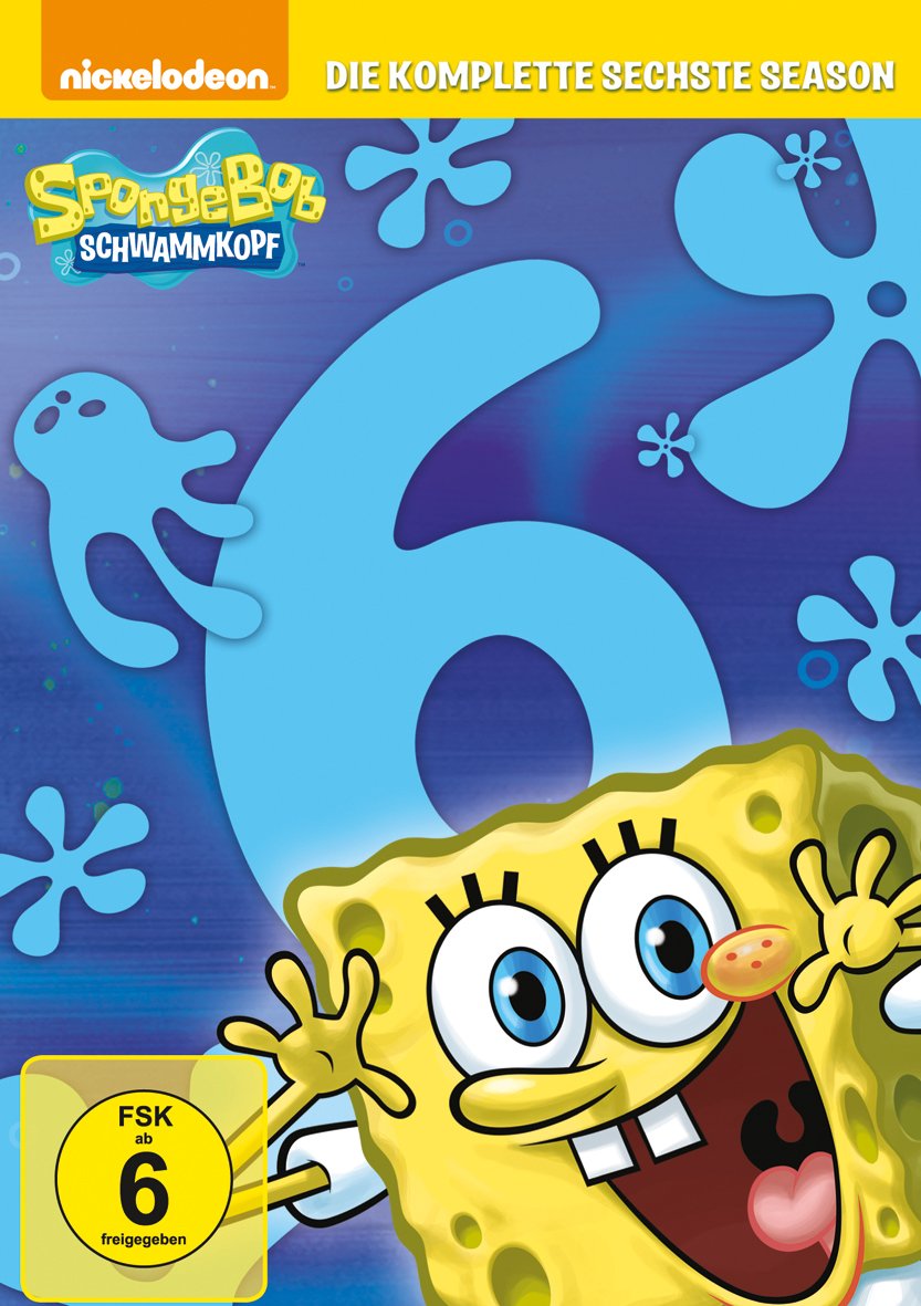 SpongeBob SquarePants Complete Season 6 DVD Box Set | Nickelodeon Cartoon Series for Kids & Adults | Perfect for Family Movie Nights & Birthday Gifts