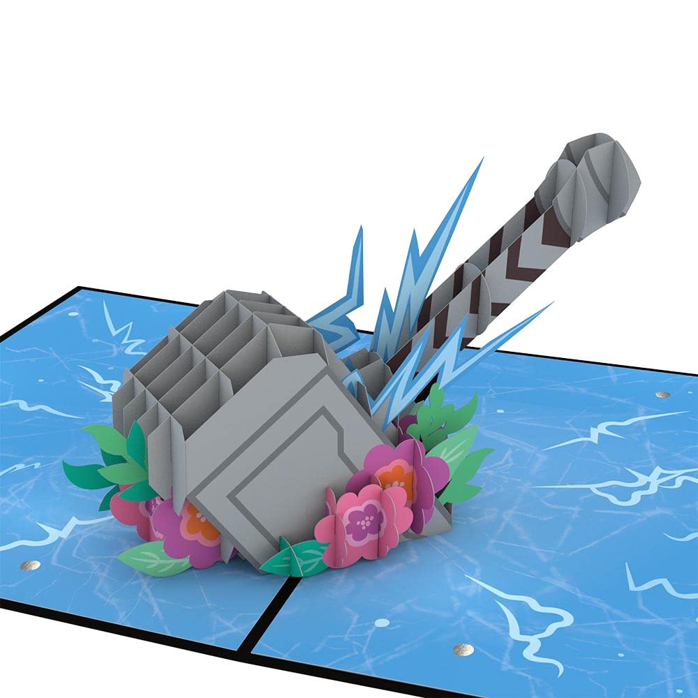 Lovepop Thor Mother’s Day 3D Pop-Up Greeting Card – Handcrafted Floral Design for Mom – 5