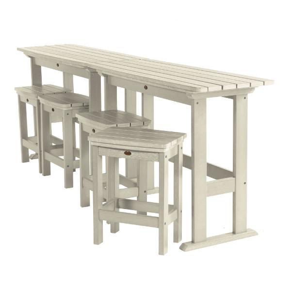 Lehigh 6-Piece Counter Height Balcony Patio Set - Outdoor Dining & Relaxing Furniture for Small Spaces