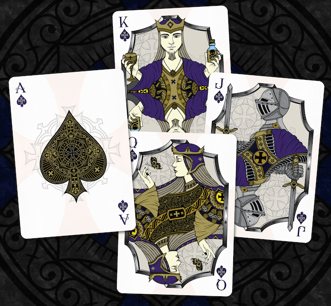 Premium Gilded Stronghold Sapphire Copper Edition Playing Cards - Luxury Deck for Poker, Magic Tricks & Collectors