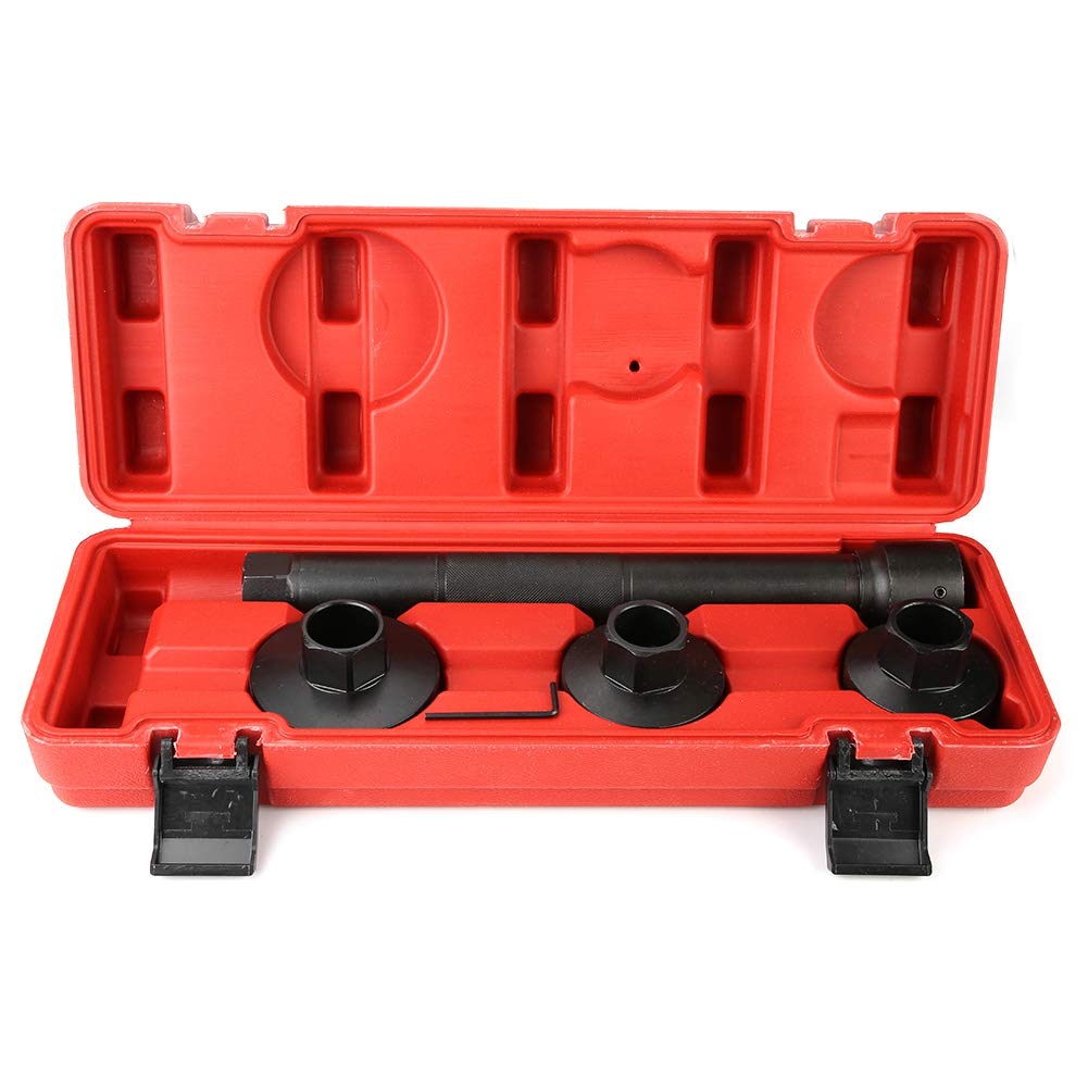 4-Piece Steering Rack Knuckle Tie Rod End Remover Tool Kit (30-45mm) - Professional Axle Joint Installer for Car Repair & Maintenance - Perfect for DIY Mechanics & Auto Shops