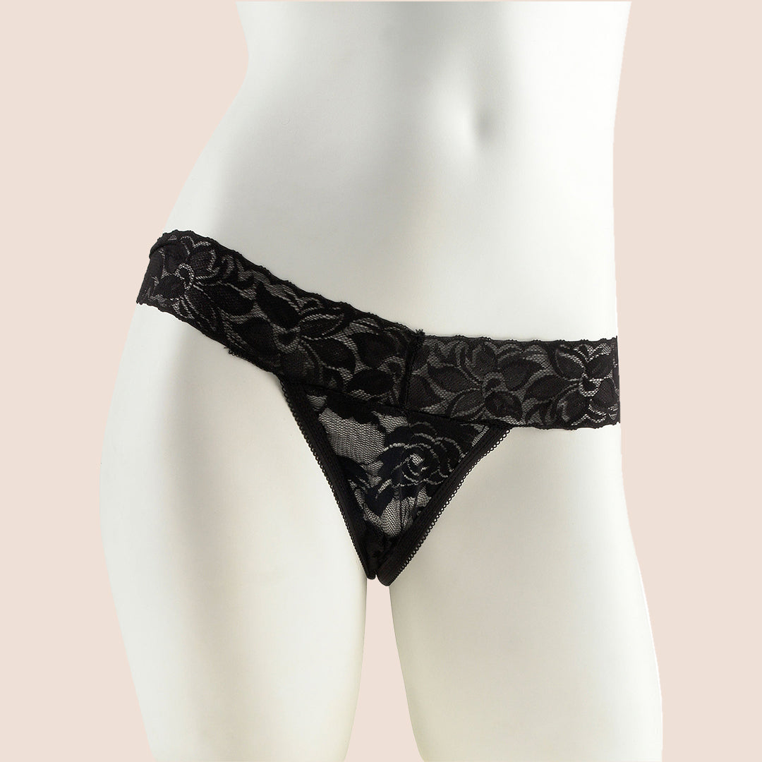 Fetish Fantasy Hanky Spank Me Vibrating Panties - Low Rise Thong for Waist Sizes 24-34 | Remote Control Lingerie for Couples Play & Adult Roleplay
