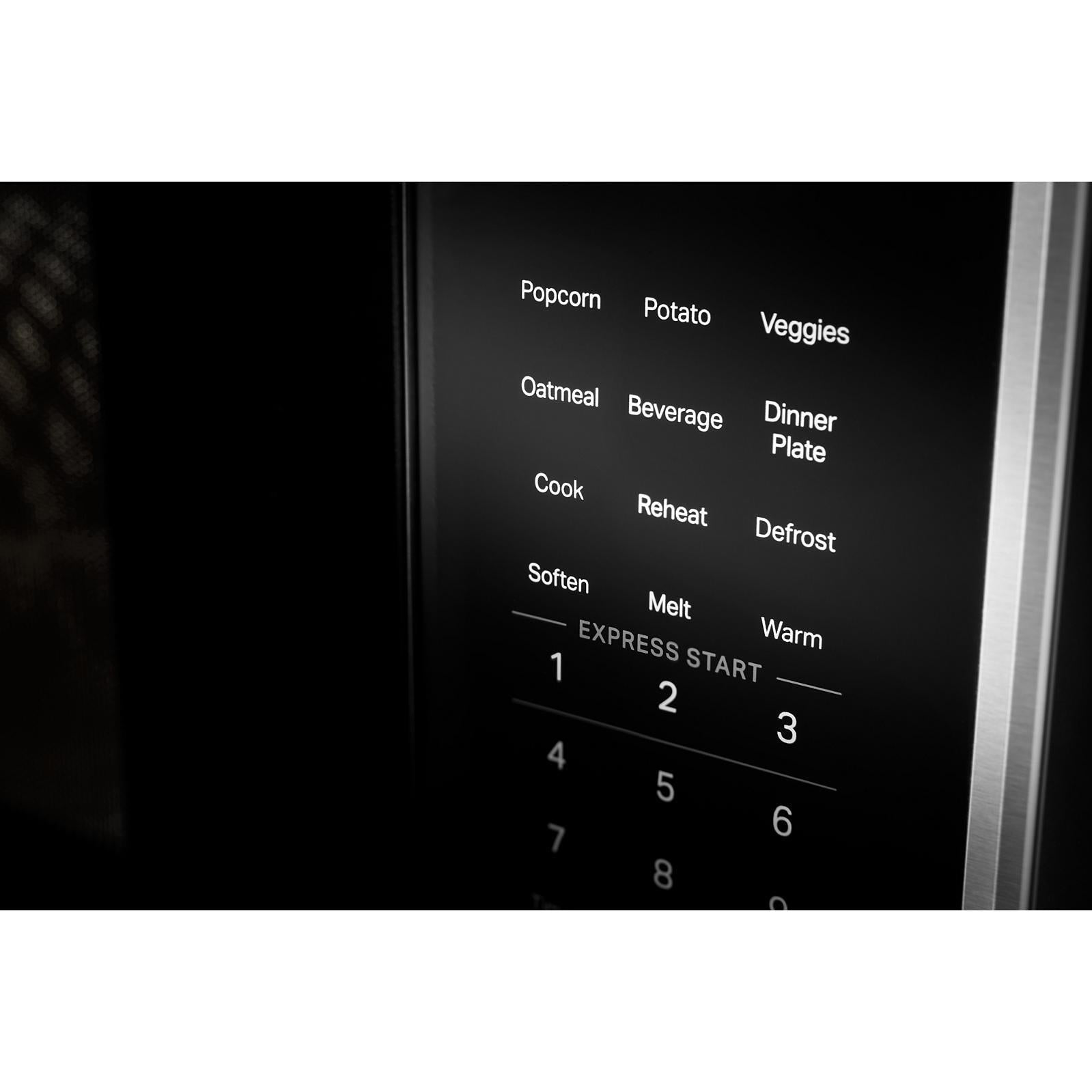 KitchenAid 1.3 Cu. Ft. Over-the-Range Microwave Oven with Built-In Ventilation System - Stainless Steel YKMMS130RPS - Perfect for Small Kitchens & Apartment Cooking