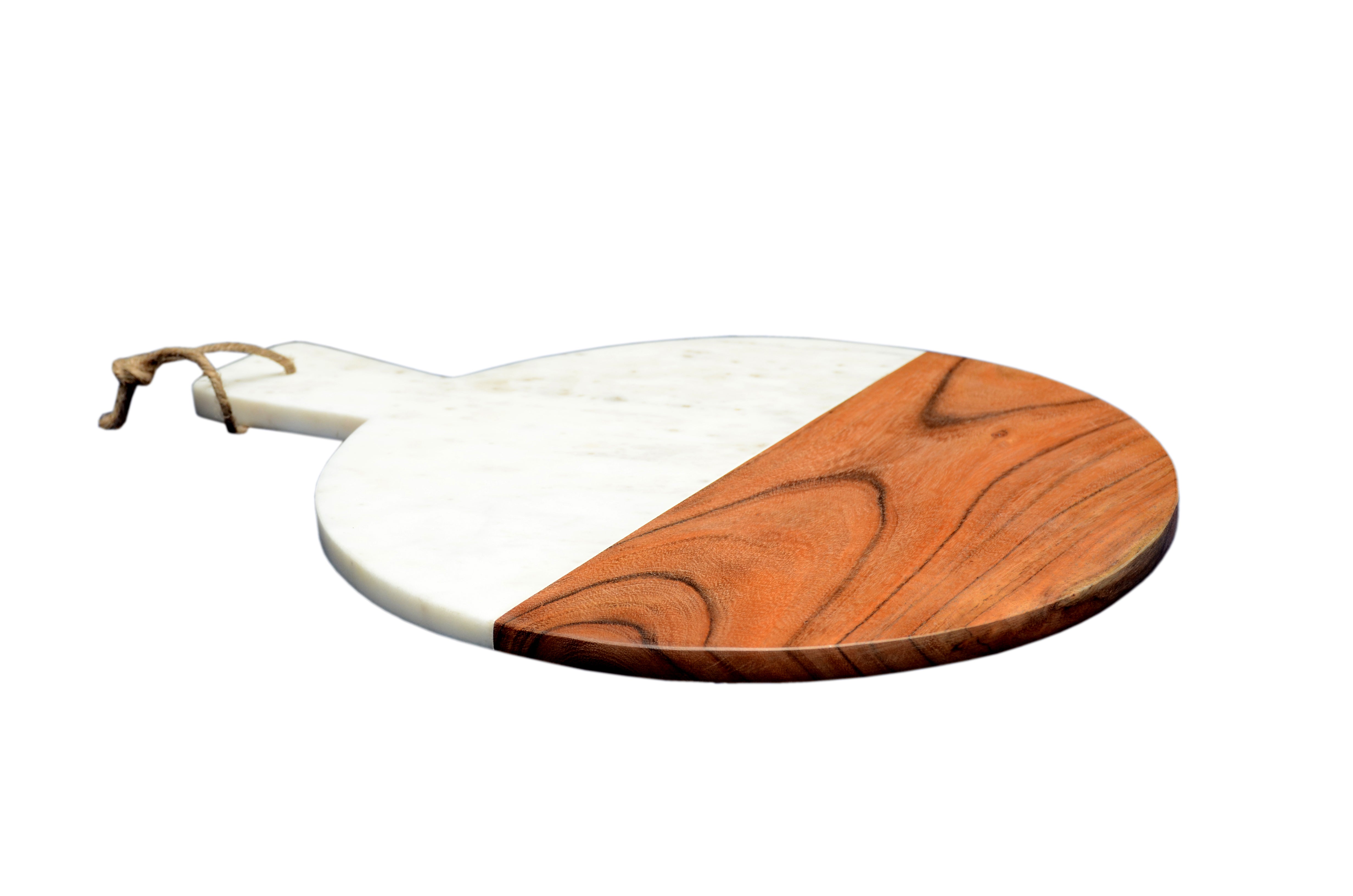 Alex White Marble Cheese Board & Serving Platter - Elegant Charcuterie Tray for Entertaining, Wine Pairing, and Cheese Display - Perfect for Parties, Weddings, and Gourmet Gifts