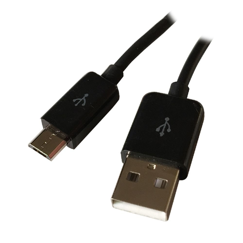 MyCableMart 3ft USB Slim Charging Cable - Type A Male to Micro-B 5-Pin, Nickel Plated Connectors | Fast Charging Cord for Android Phones, Tablets, Cameras & More | Perfect for Home, Office & Travel Use