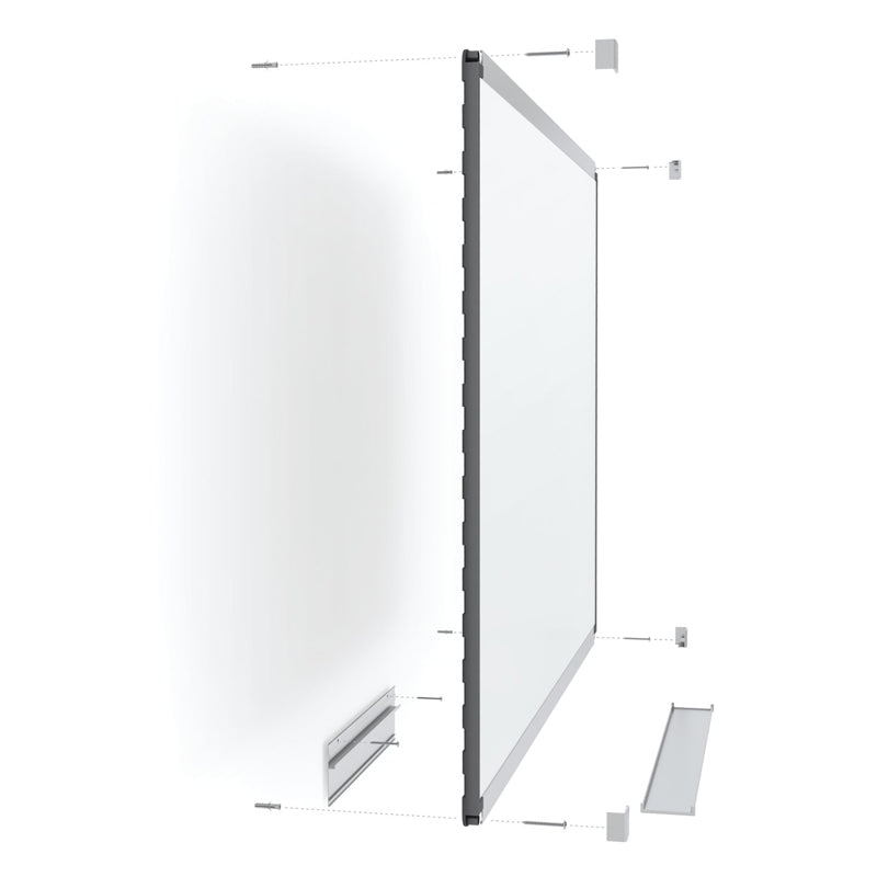Total Erase Whiteboard - Premium Dry Erase Board for Office, Classroom & Home - Perfect for Meetings, Notes & Planning - 36