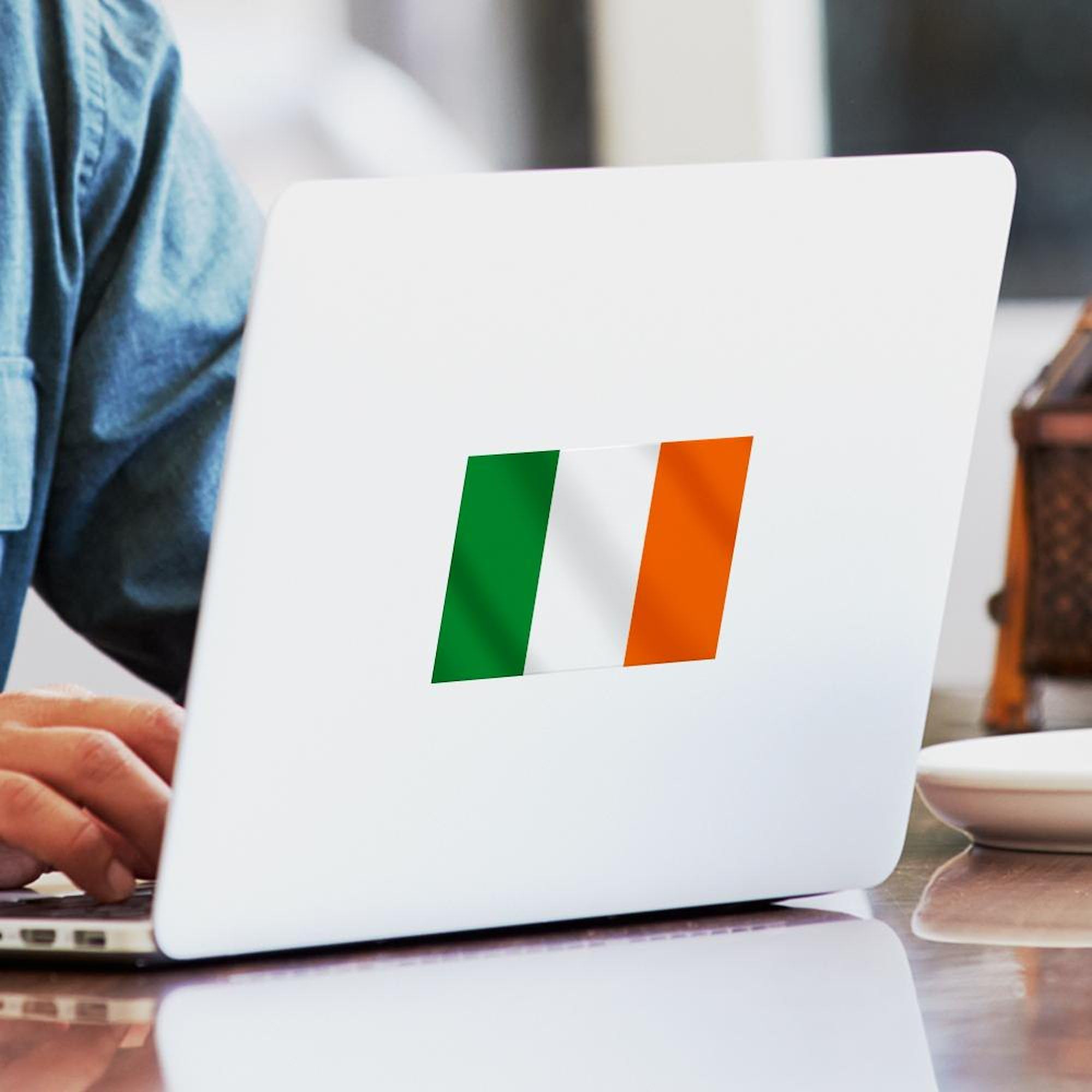 Irish Flag of Ireland Rectangle Sticker - Durable Vinyl Bumper Sticker Car Decal for Cars, Laptops, Windows | Show Your Irish Pride on St. Patrick's Day & Celtic Events