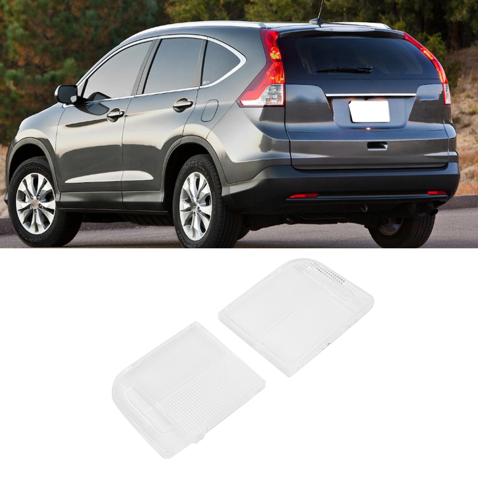 KIMISS Dome Light Cover 34401-SDA-A01 ABS Car Interior Reading Light Lens Pair, Roof Map Light Lens Replacement for Enhanced Visibility and Comfort