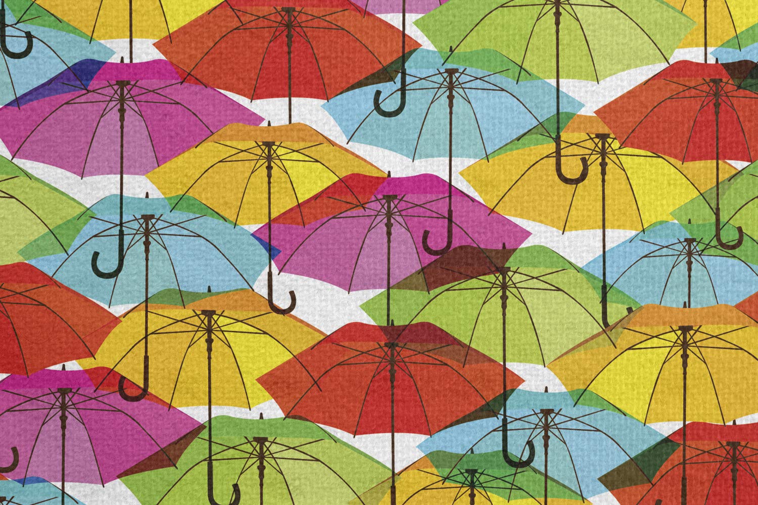 Ambesonne Non-Slip Yoga Mat Towel - Vibrant Abstract Rain Design, Sweat Absorbent for Yoga & Pilates, 25