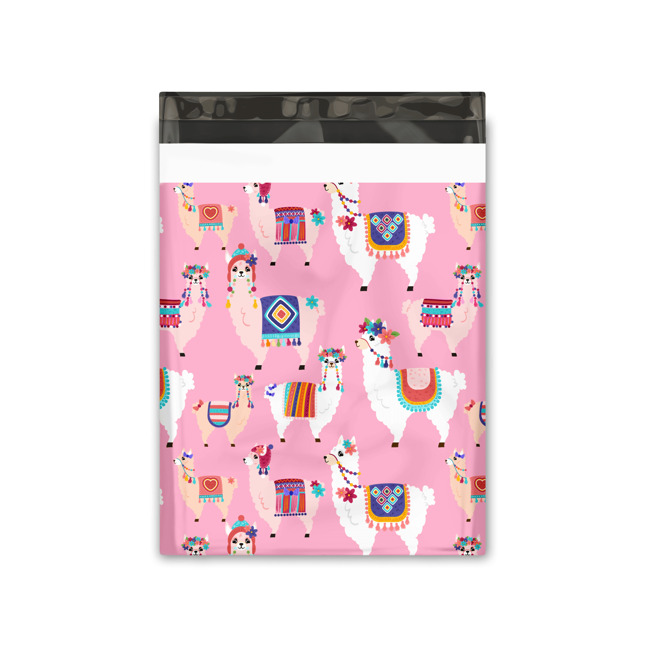 10x13 Inch Cute Llama Printed Poly Mailers - Waterproof Shipping Envelopes for Ecommerce | Premium Mailing Bags for Small Businesses, Online Stores & Gift Packaging