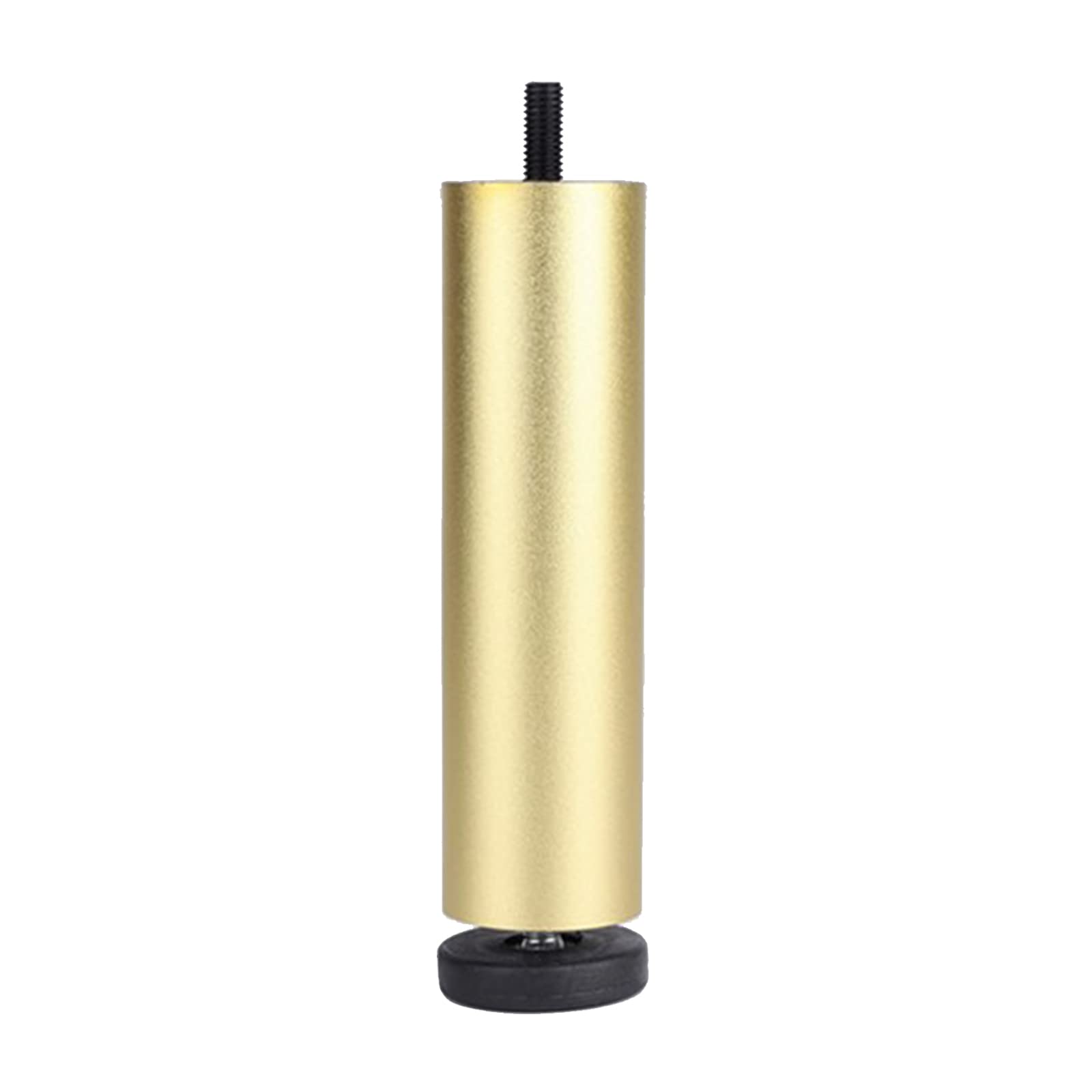 4Pcs 7.7 Inch Gold Metal Adjustable Furniture Legs - Replacement Couch Legs for Cabinet, Bed, Sofa, Cupboard & Desk - Perfect for Home Office & Living Room Furniture Upgrade