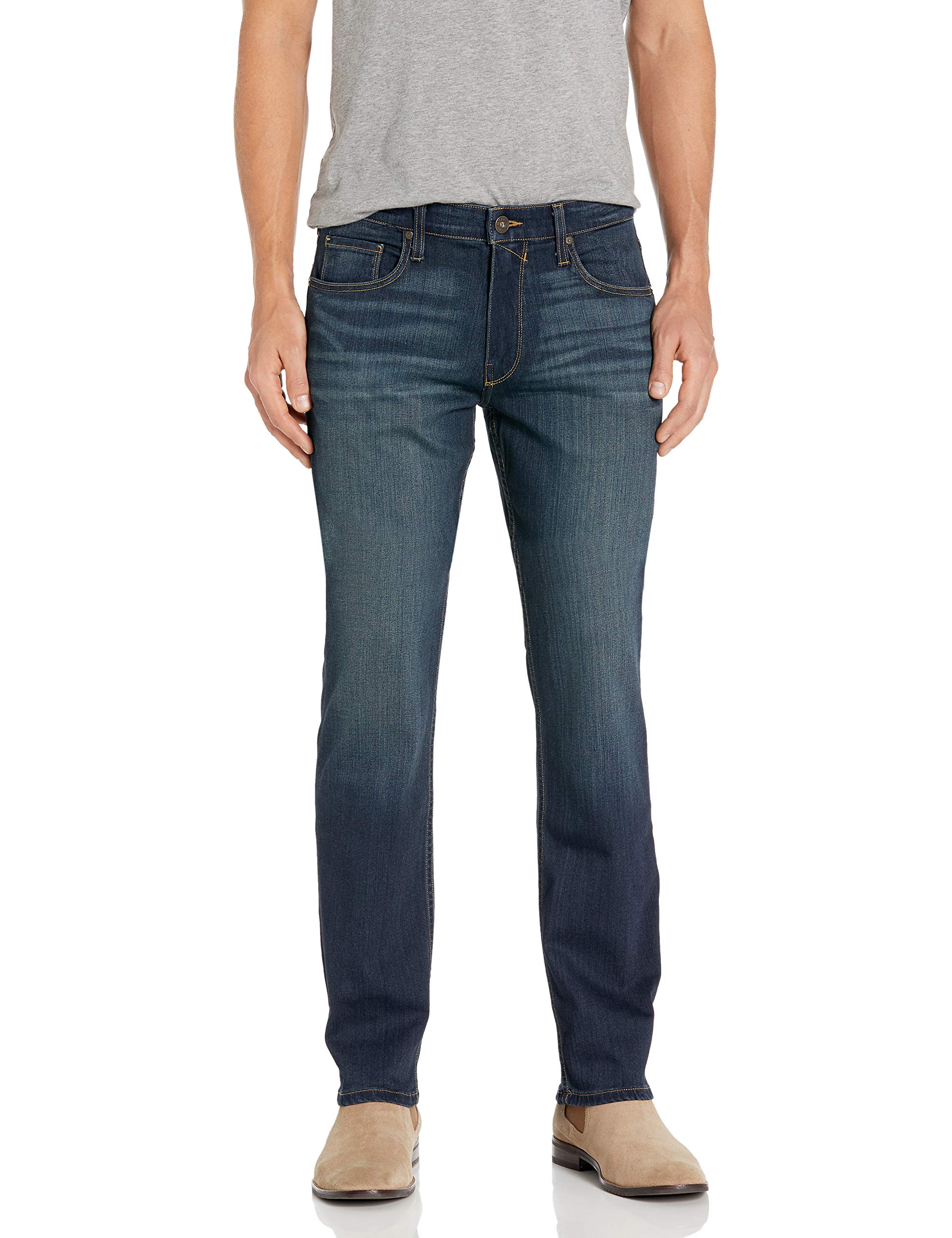 PAIGE Men's Normandie Slim Straight Jeans - Classic Denim Pants for Casual Wear | Comfortable & Stylish for Everyday Outfits, Work, and Date Nights