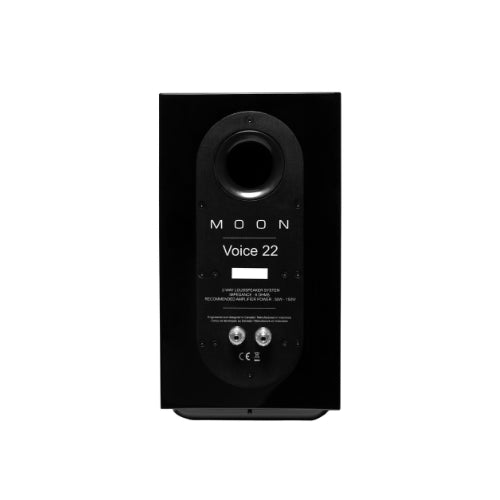 MOON Voice 22 Bookshelf Speakers (Pair) - High-Quality Stereo Sound for Home Theater, Gaming & Music Listening - Perfect for Living Room, Bedroom & Office Setup