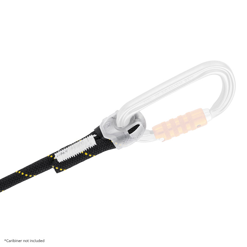Petzl Progression Lanyard - Adjustable Safety Lanyard for Climbing, Work Positioning & Fall Protection | Durable & Lightweight for Rock Climbing, Construction & Industrial Use