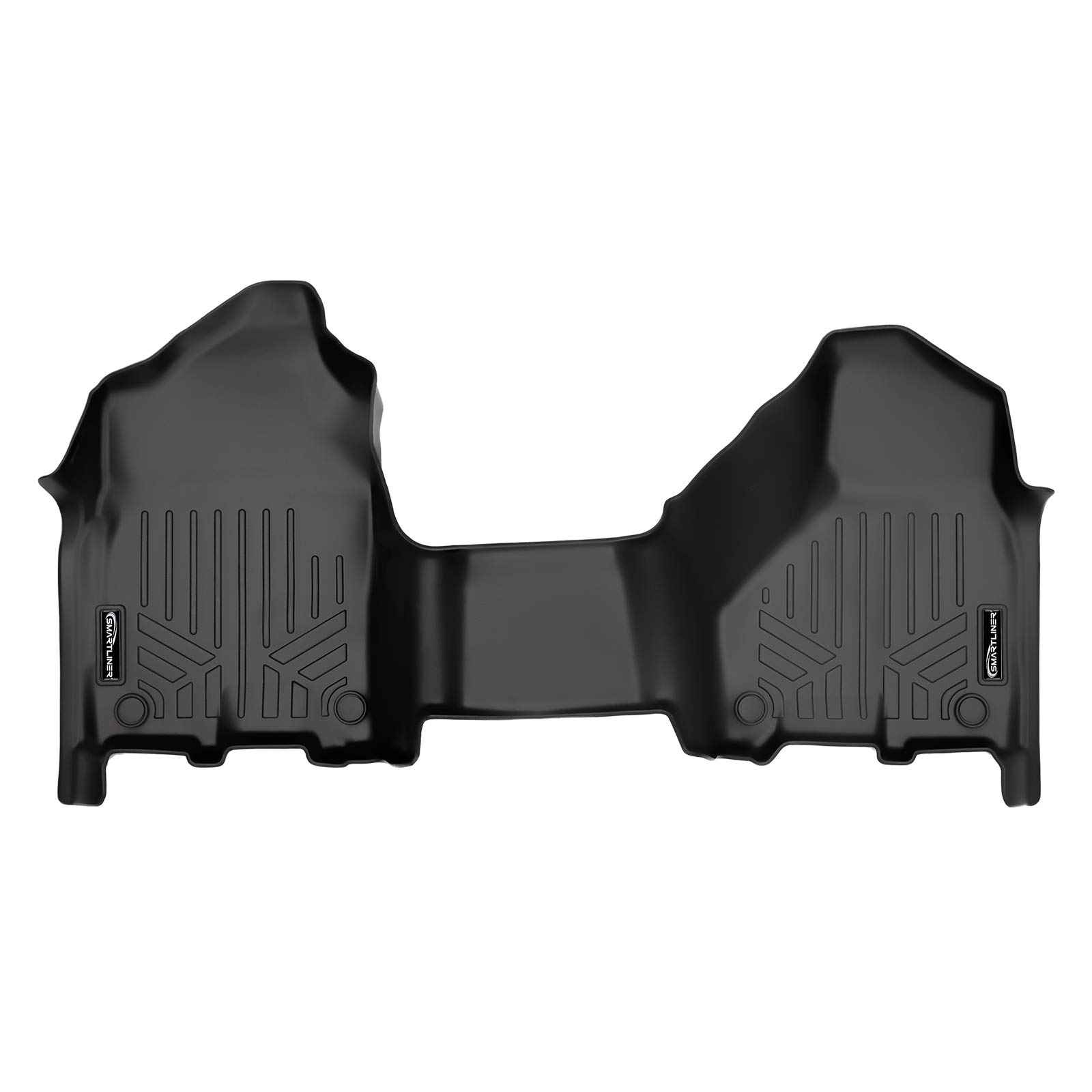 MAXLINER Custom Fit Floor Mats for 2019-2022 Ram 2500/3500 - 1st Row Bench Seat Only - Heavy Duty Black Car Floor Liners - Perfect for Trucks, Off-Roading & All-Weather Protection