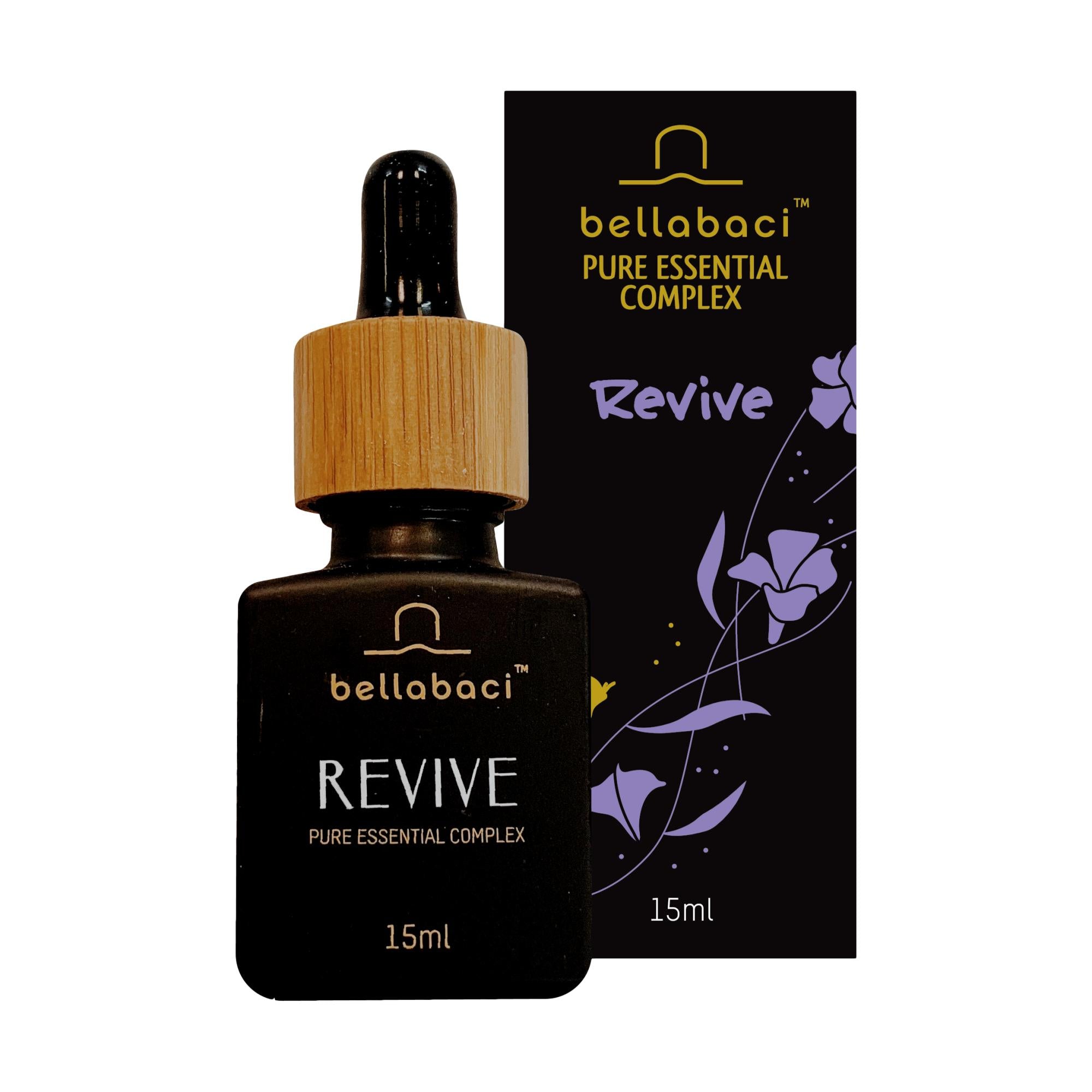 Bellabaci Revive Pure Essential Complex - 15 mL Essential Oil Blend for Aromatherapy, Relaxation & Skin Care | Buy 2 Get 1 Free | Perfect for Massage, Diffusers & Home Spa