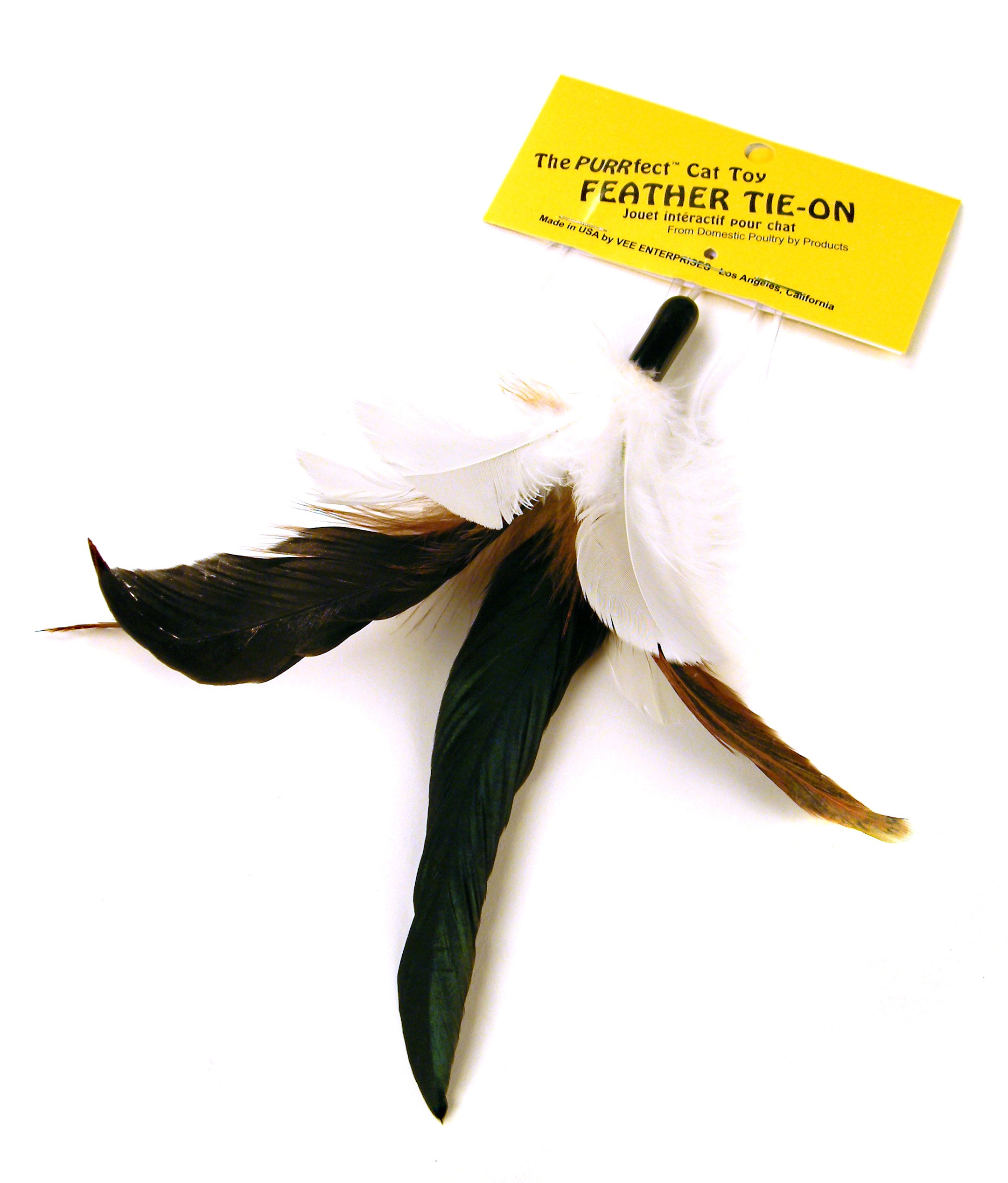 Interactive Cat Toys with Feathers - PURRfect for Playtime, Exercise & Bonding - Best for Indoor Cats & Kittens (Great for Laser Chase & Jumping Games)