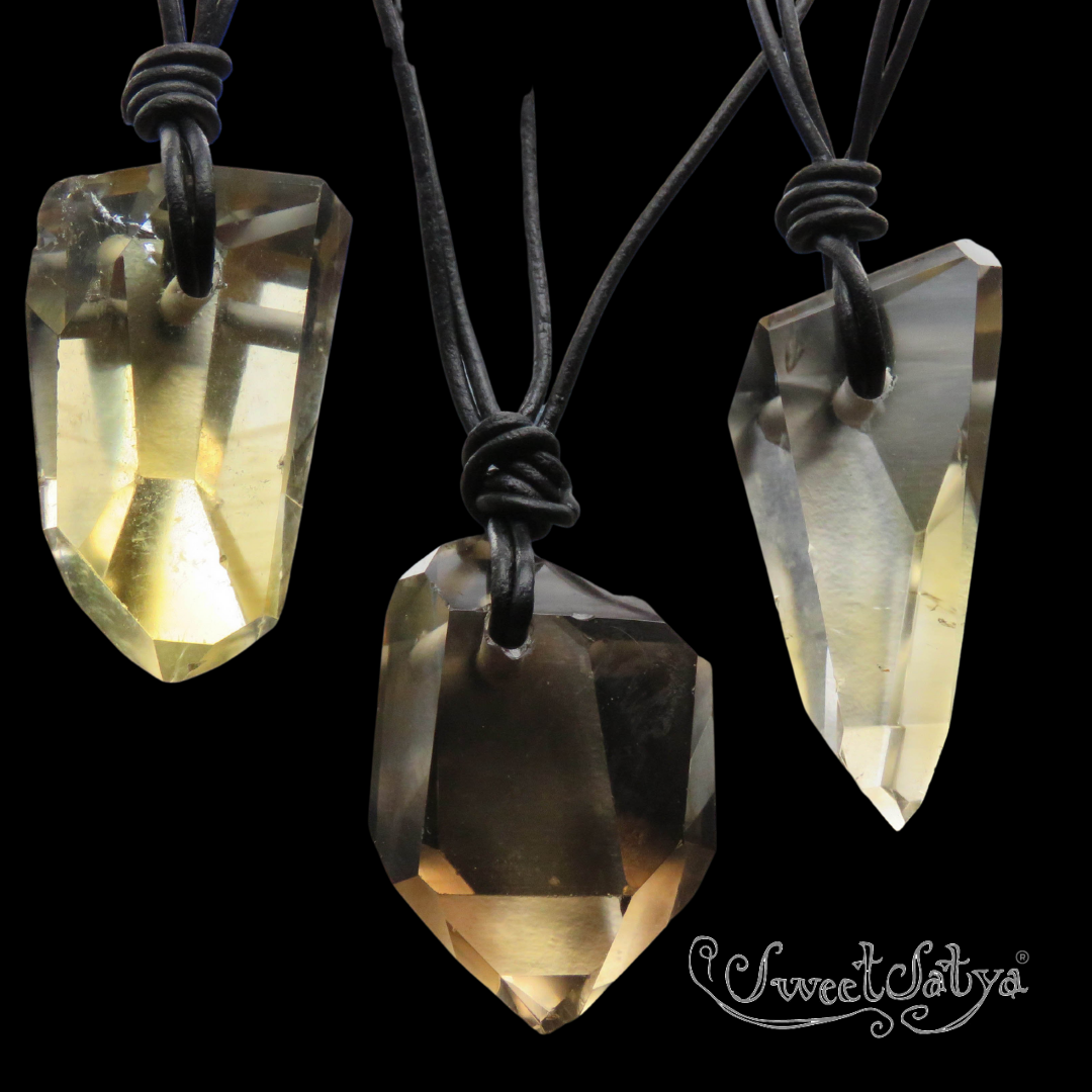 Natural Citrine Gemstone Necklace for Women - Healing Crystal Jewelry for Energy & Positivity | Perfect for Meditation, Yoga & Spiritual Gifts