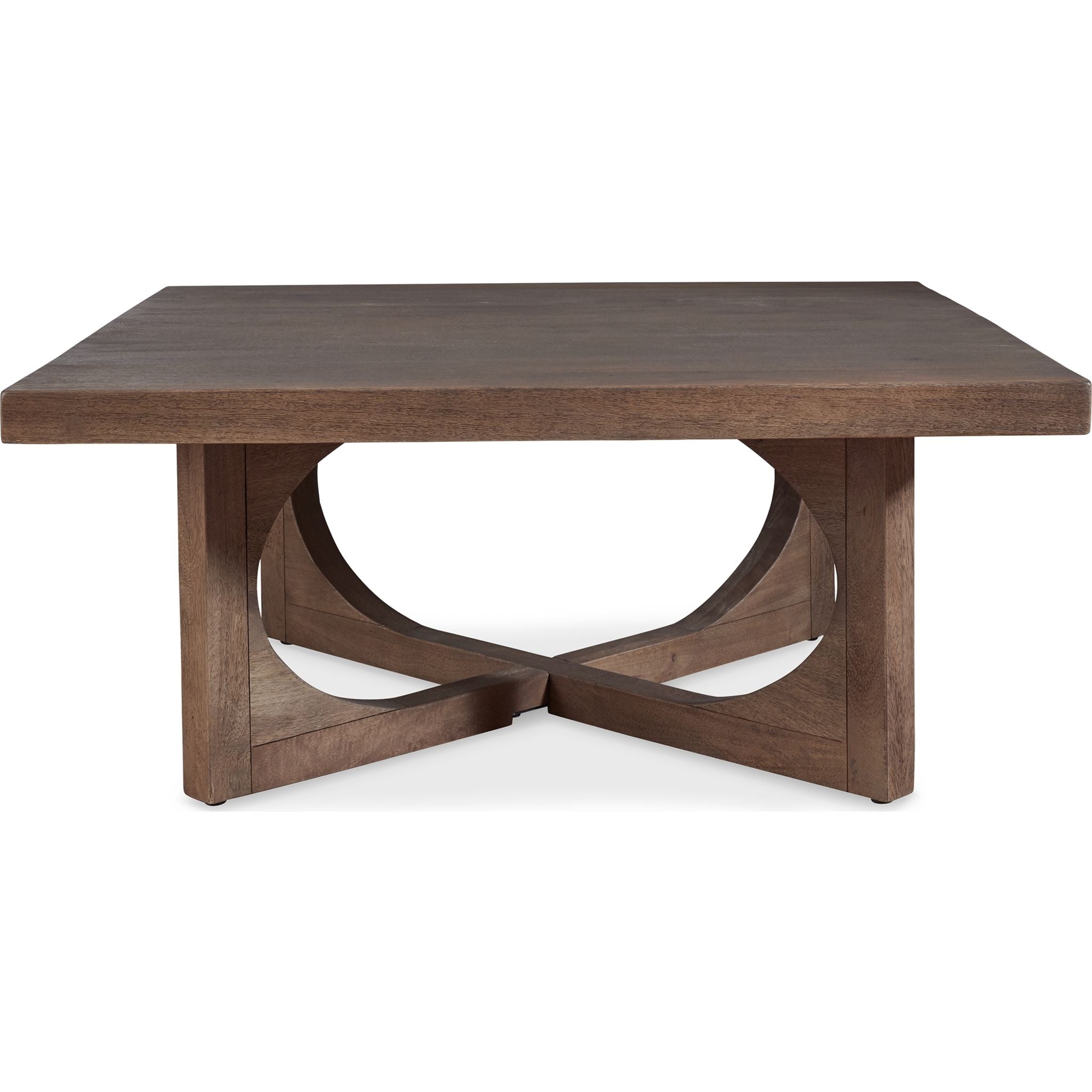 Abbianna Modern Square Coffee Table - Stylish & Durable Living Room Center Table for Small Spaces - Perfect for Coffee, Books & Decor