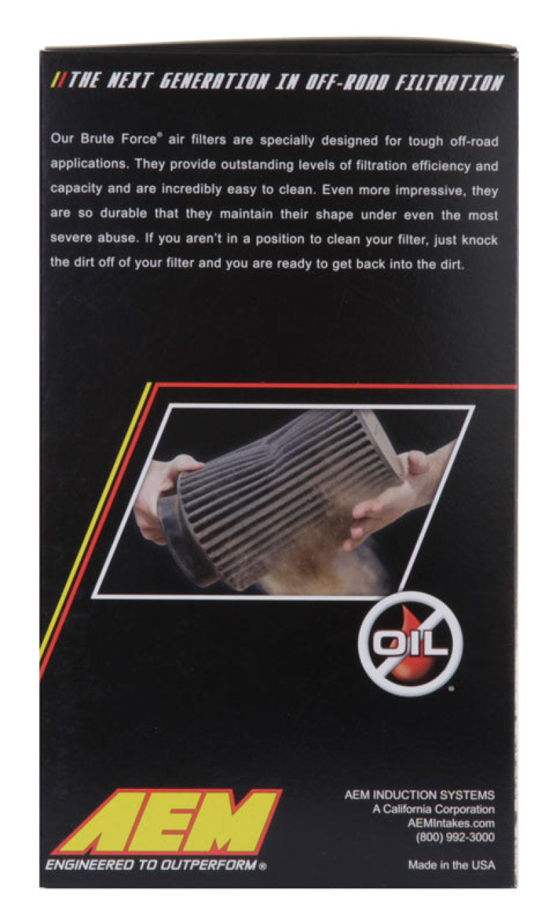 AEM Dryflow Conical Air Filter - 2.75