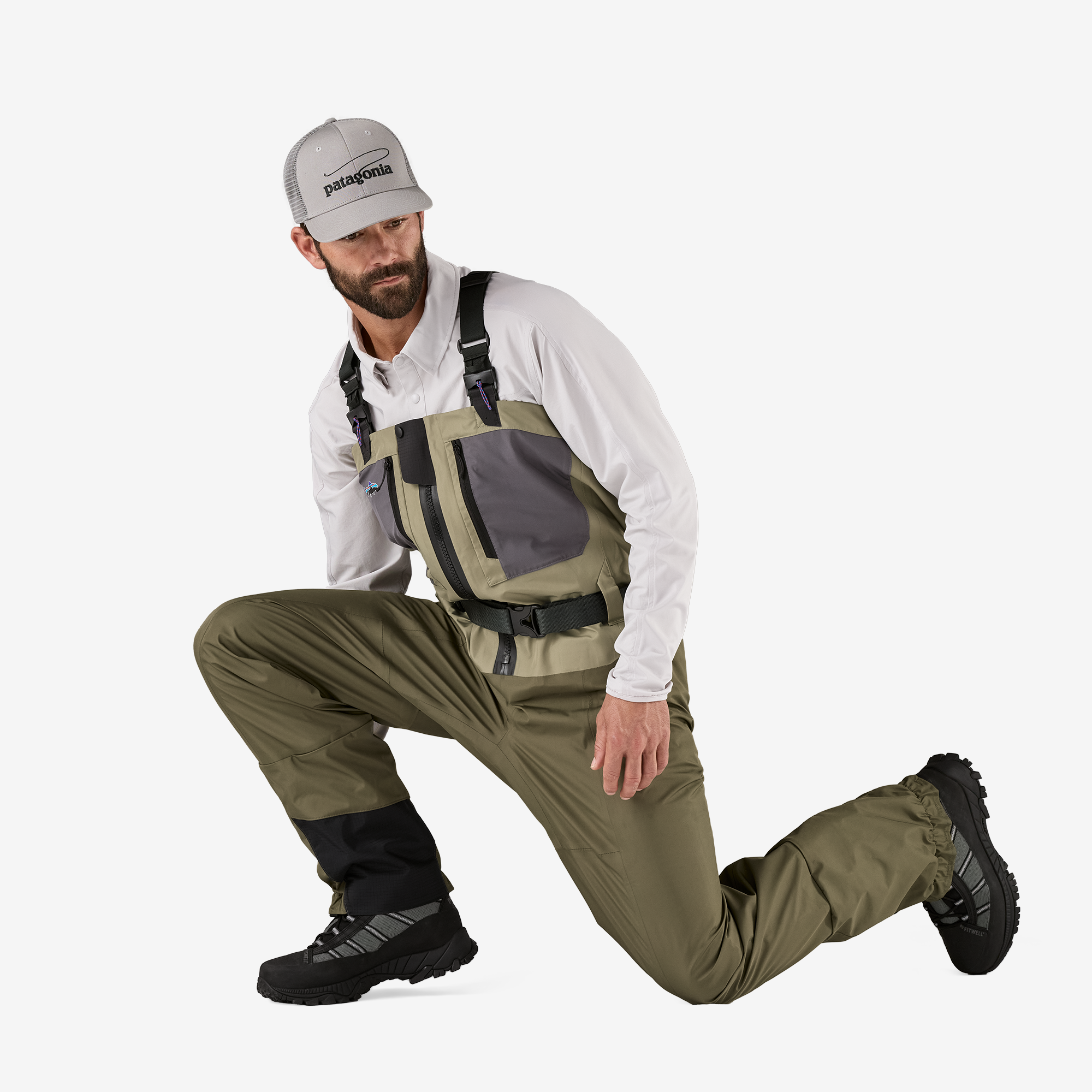 Men's Swiftcurrent Traverse Zip Front Waders - Waterproof Fishing Waders for Men with Front Zipper - Perfect for Fly Fishing, Hunting & Outdoor Adventures