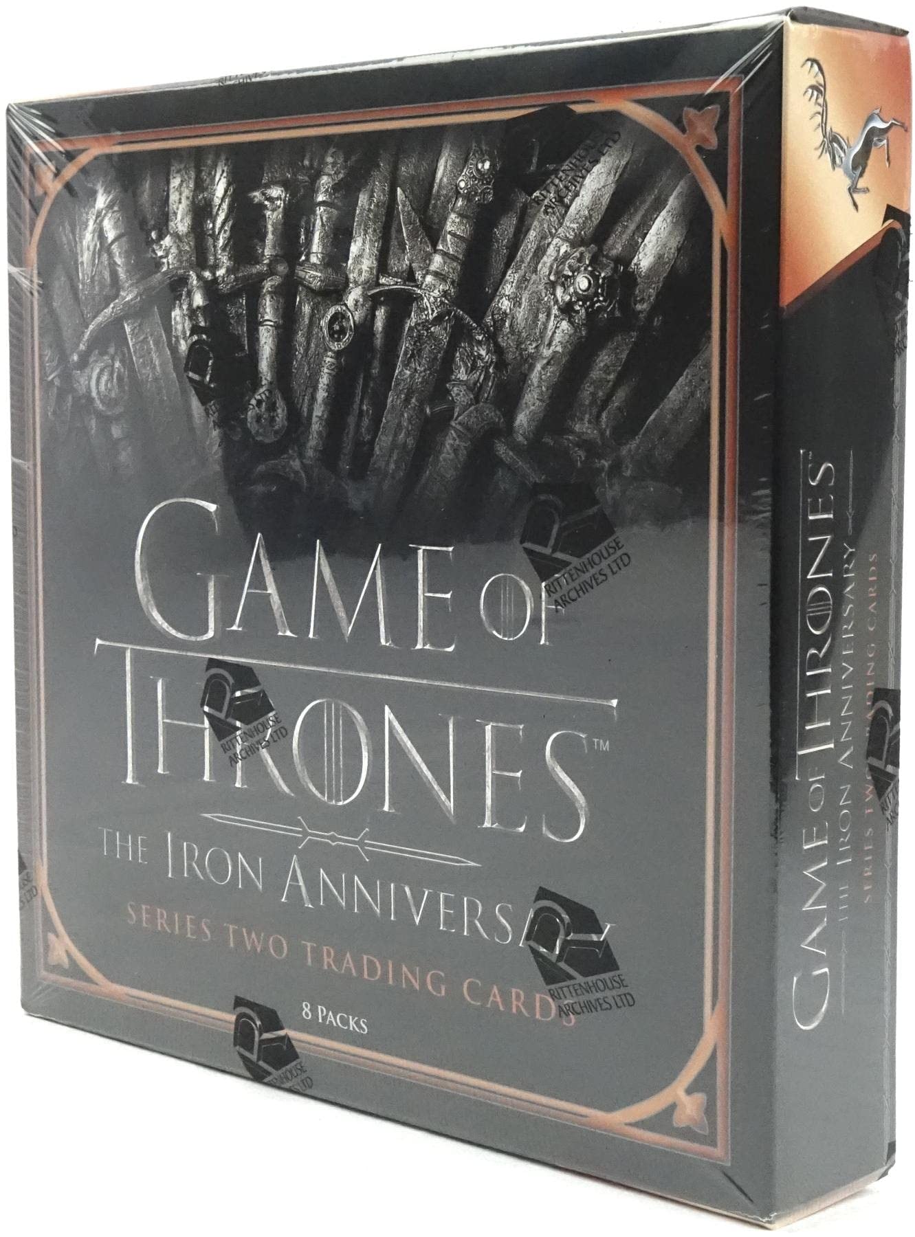 Game of Thrones Iron Anniversary Series 2 Hobby Box - Rittenhouse 2021 Collectible Trading Cards | Perfect for Fans, Collectors & Fantasy Enthusiasts