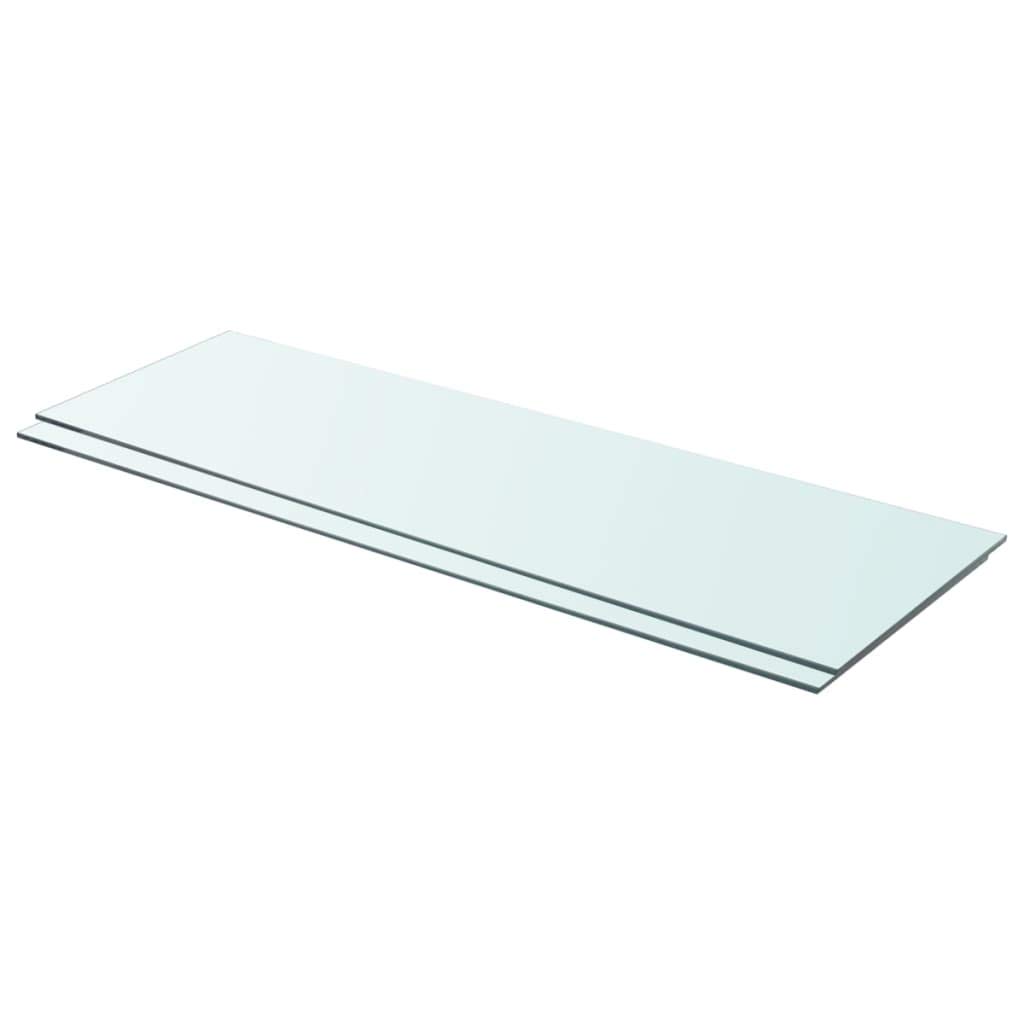 Floating Glass Shelves Set of 2 - 35.4