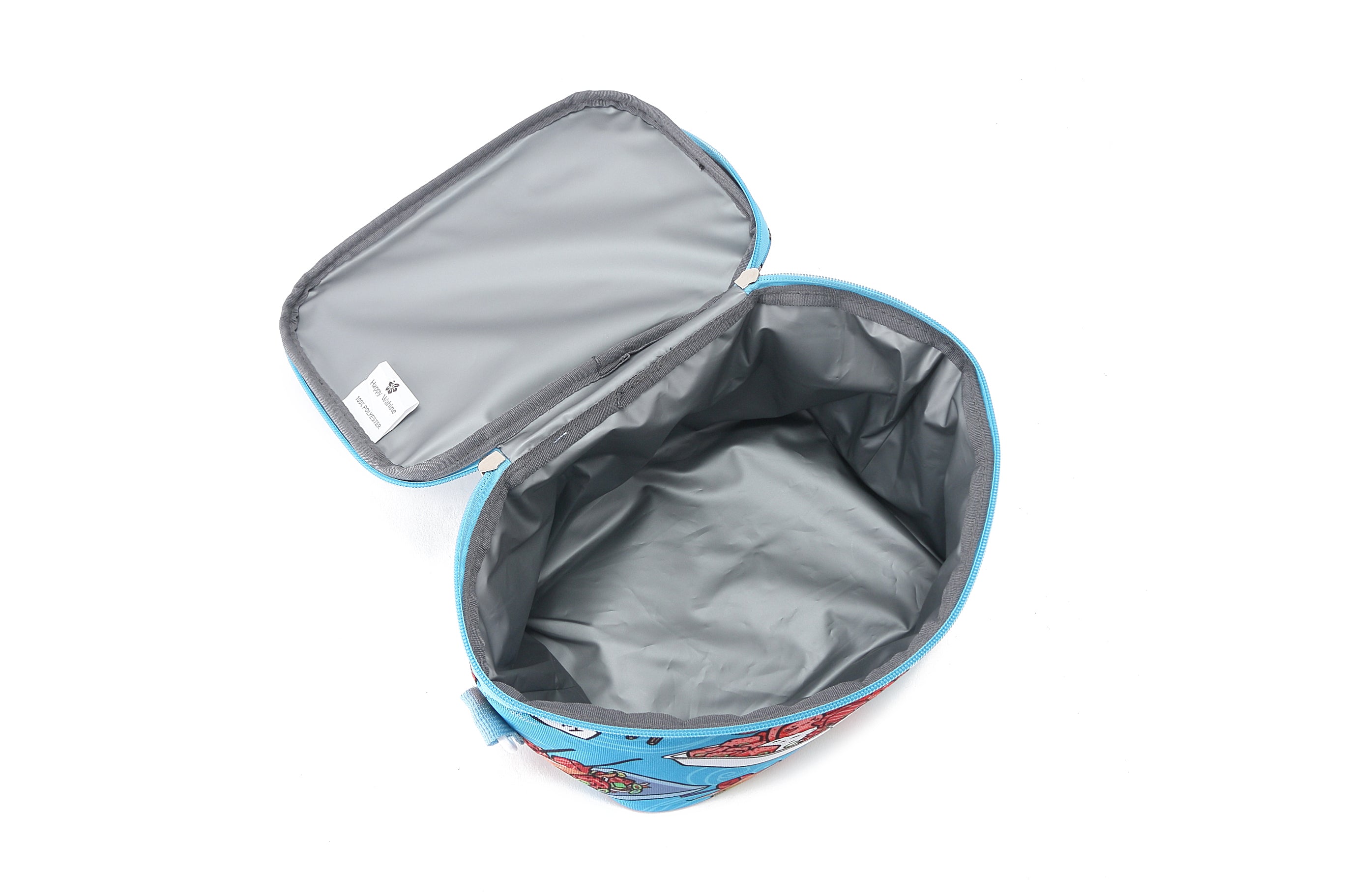 Premium Small Cooler Tote Bag for Picnics & Beach Outings - Competition Blue - Insulated Lunch Box for Work, Camping & Outdoor Activities
