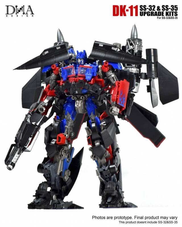 DNA Design DK 11 Upgrade Kit for Transformers Studio Series Jetfire & Optimus Prime SS-32 SS-35 - Enhance Your Figures for Display & Customization