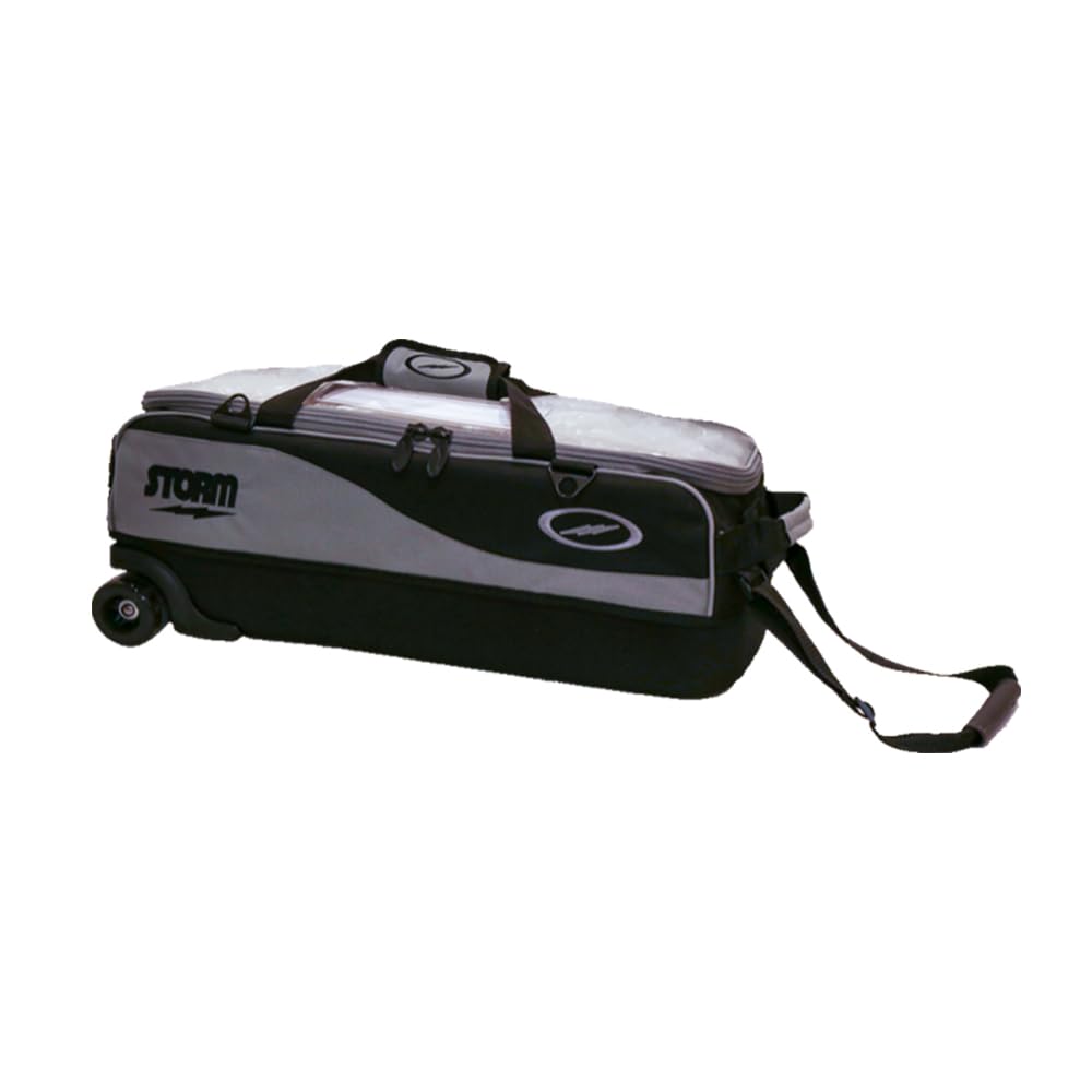 Storm Bowling Bag - Premium Durable Bowling Tote with Multiple Pockets for Shoes & Accessories - Perfect for League Play & Practice Sessions