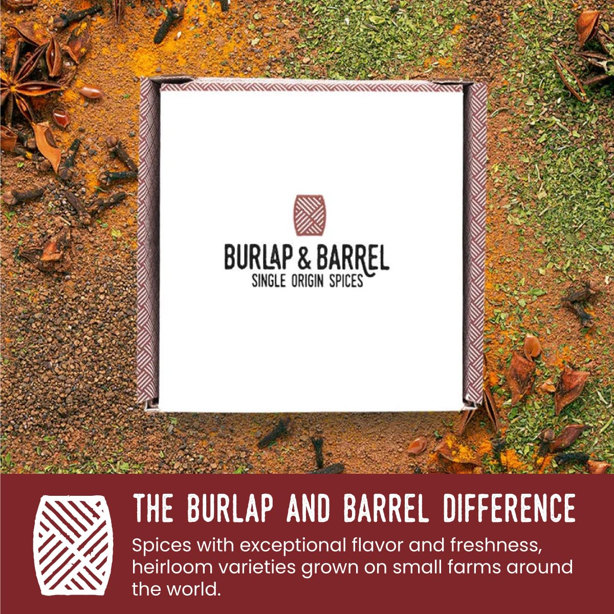 Burlap & Barrel Premium 9-Pack Spice Gift Set - Award-Winning Spices Featured on Shark Tank - 9 Full-Size Jars Including Cinnamon, Garlic & Lime - Perfect for Home Cooking, Gourmet Gifts & Culinary Enthusiasts