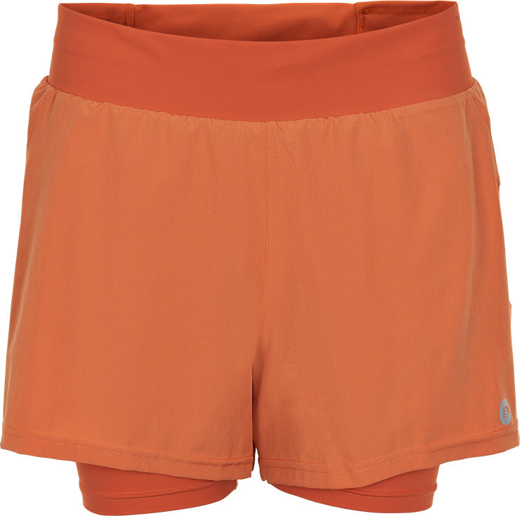 2 in 1 Women's Running Shorts with Built-in Liner - High Waist Athletic Shorts for Yoga, Gym & Outdoor Workouts