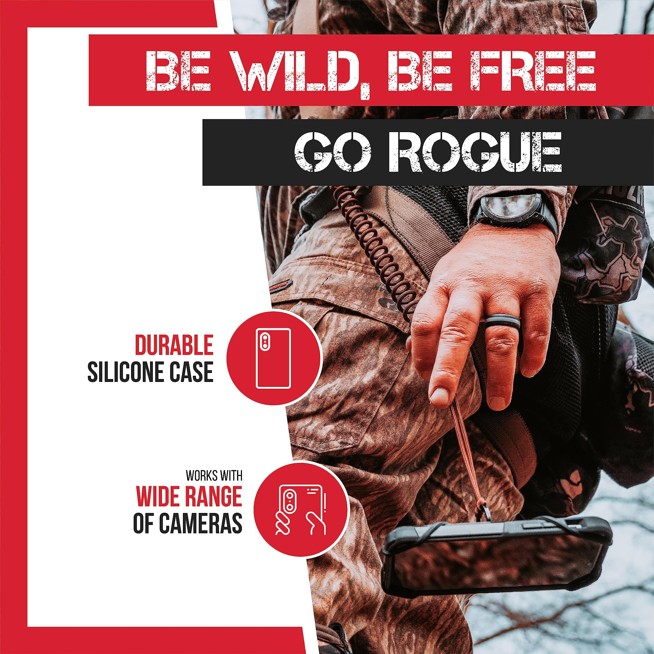 Secure Phone Tether - Cell Phone Lanyard for Hiking, Boating & Kayaking