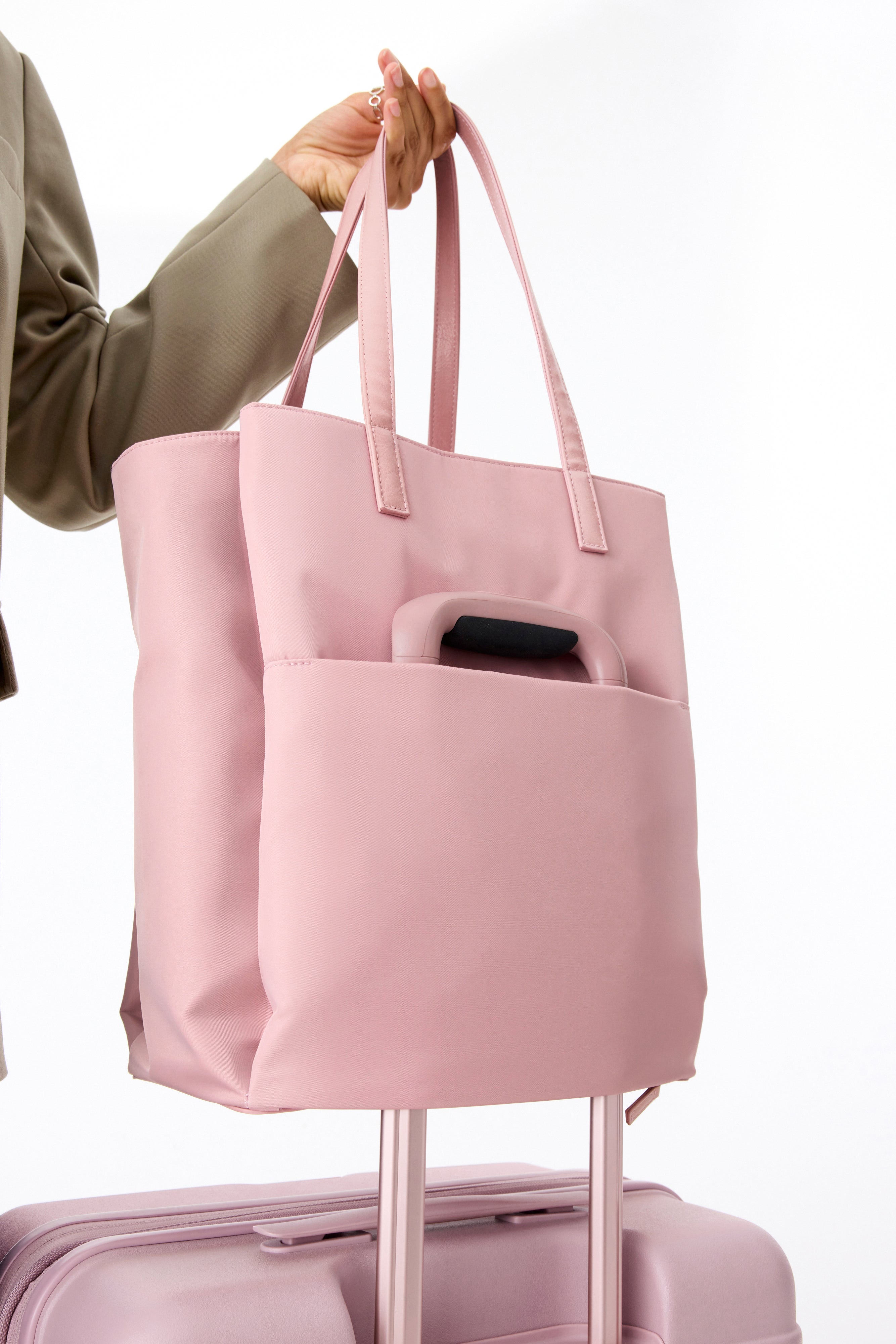 Stylish Commuter Tote Bag in Atlas Pink - Perfect for Work, Travel & Everyday Use | Durable & Fashionable Women's Shoulder Bag