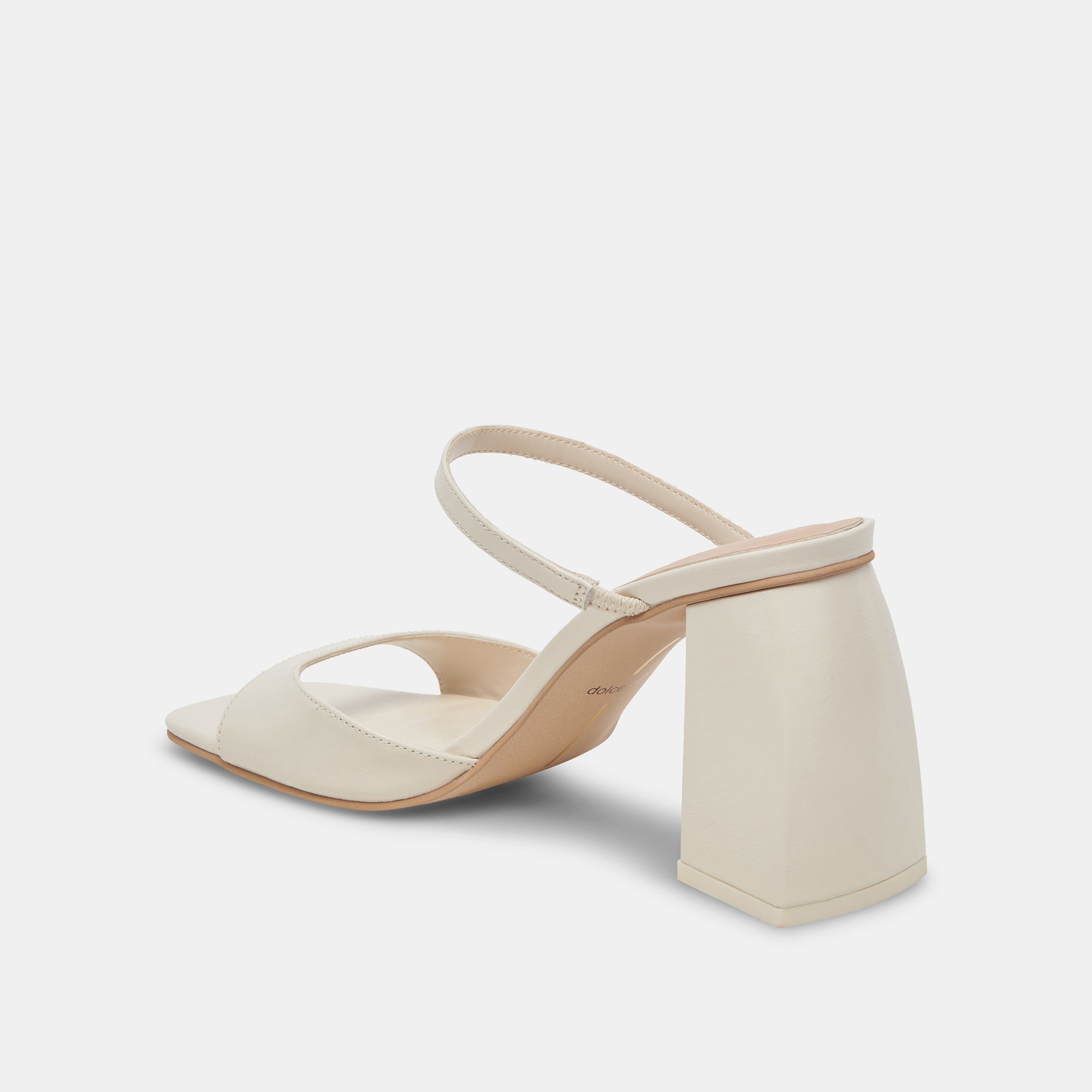 JEMMY Women's Ivory Crinkle Patent High Heels - Elegant Dress Pumps for Weddings, Parties & Formal Events