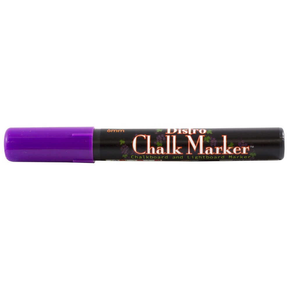 JAM Paper Dustless Erasable Chalk Markers - Broad Tip Liquid Chalk Pen - Non-Toxic, Vibrant Purple Chalkboard Marker for Kids & Adults - Perfect for Restaurants, Cafes, Classrooms & DIY Crafts